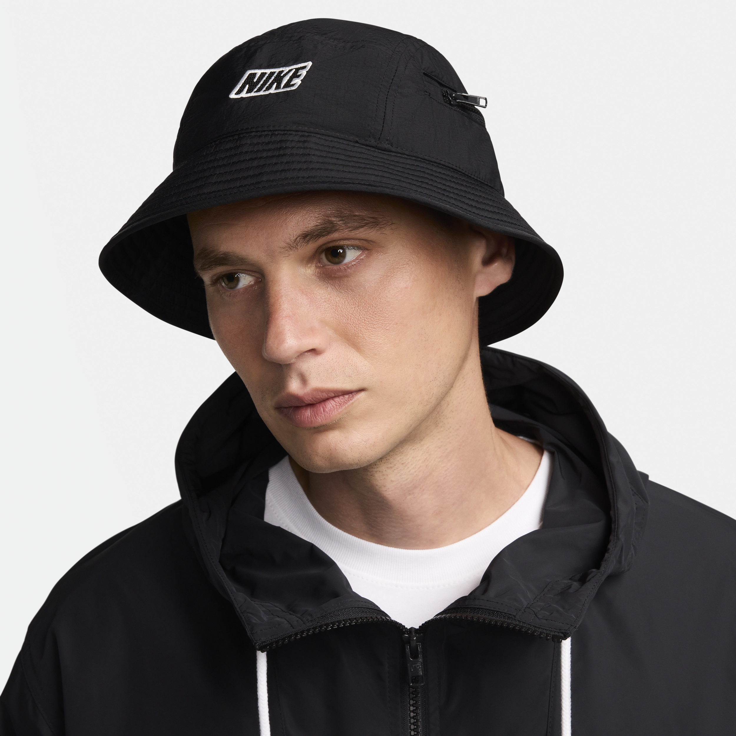 Shop Nike Unisex Apex Bucket Hat In Black