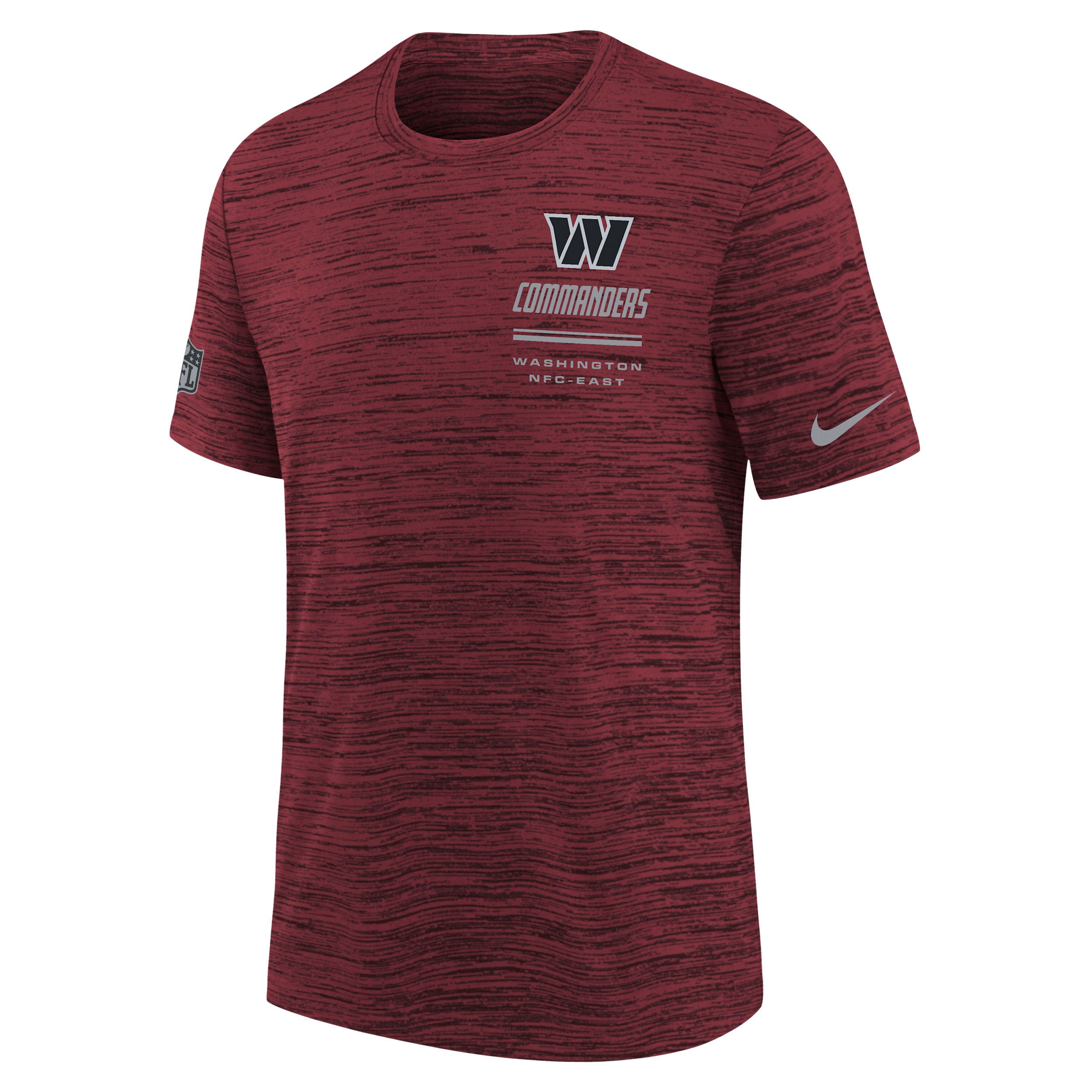Washington Commanders Sideline Velocity Big Kids' Nike Dri-FIT NFL T-Shirt in Red | Z1B7NFRKDCF-NDU