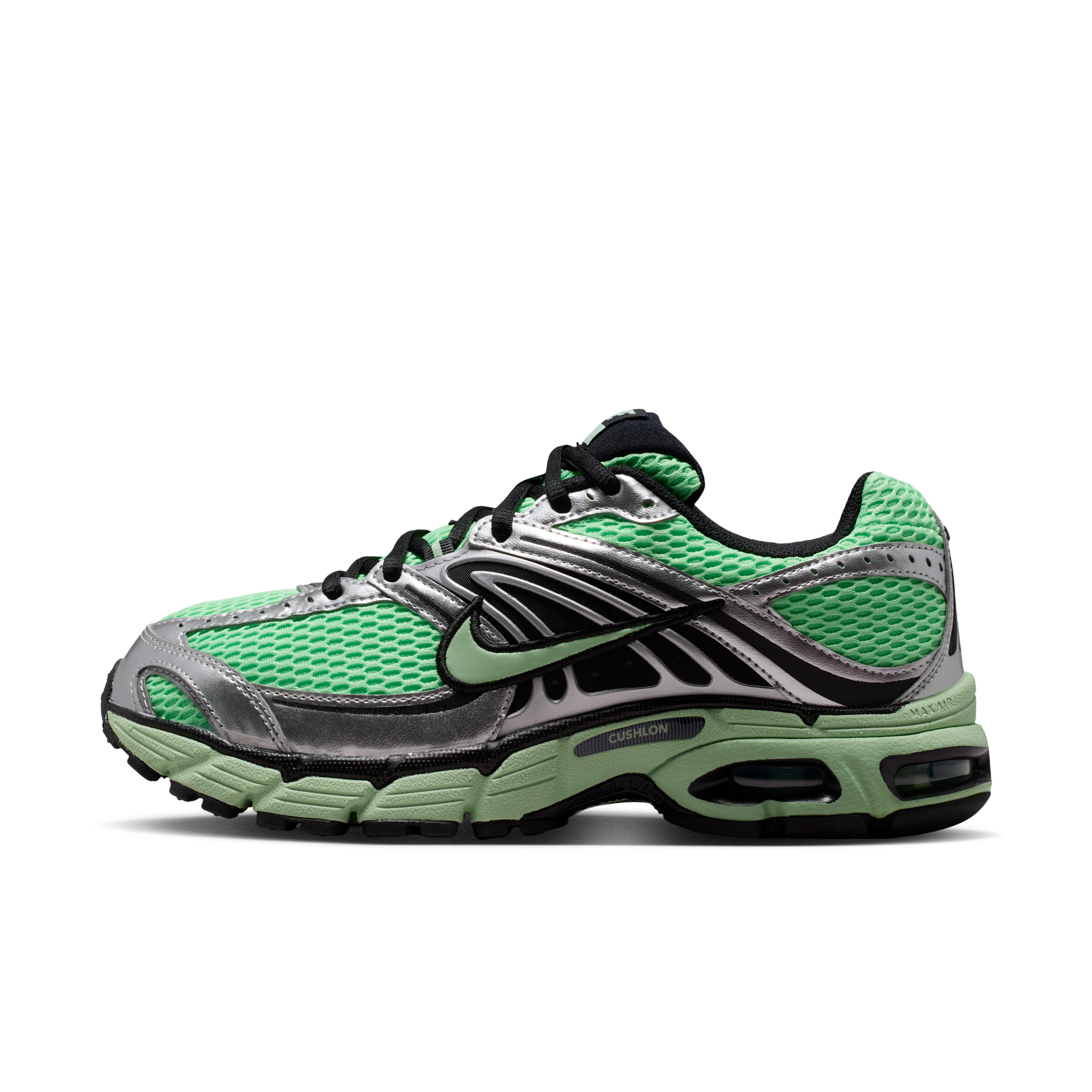 Nike Women's Air Max Moto 2K Shoes with Reflective Accents in Green | HQ2056-303