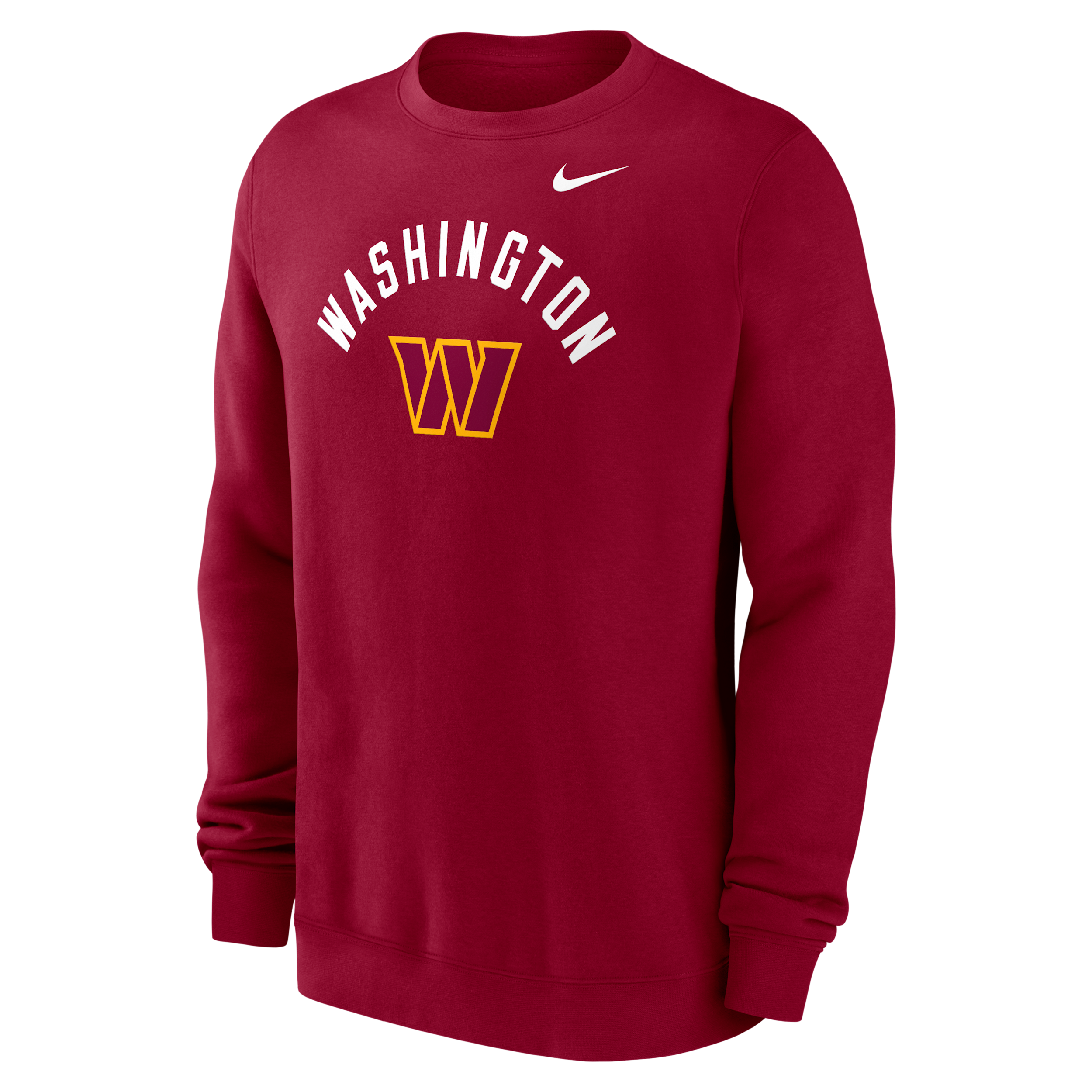 Nike Men's Burgundy Washington Commanders Defensive Leader Club Fleece Sweatshirt - Burgundy