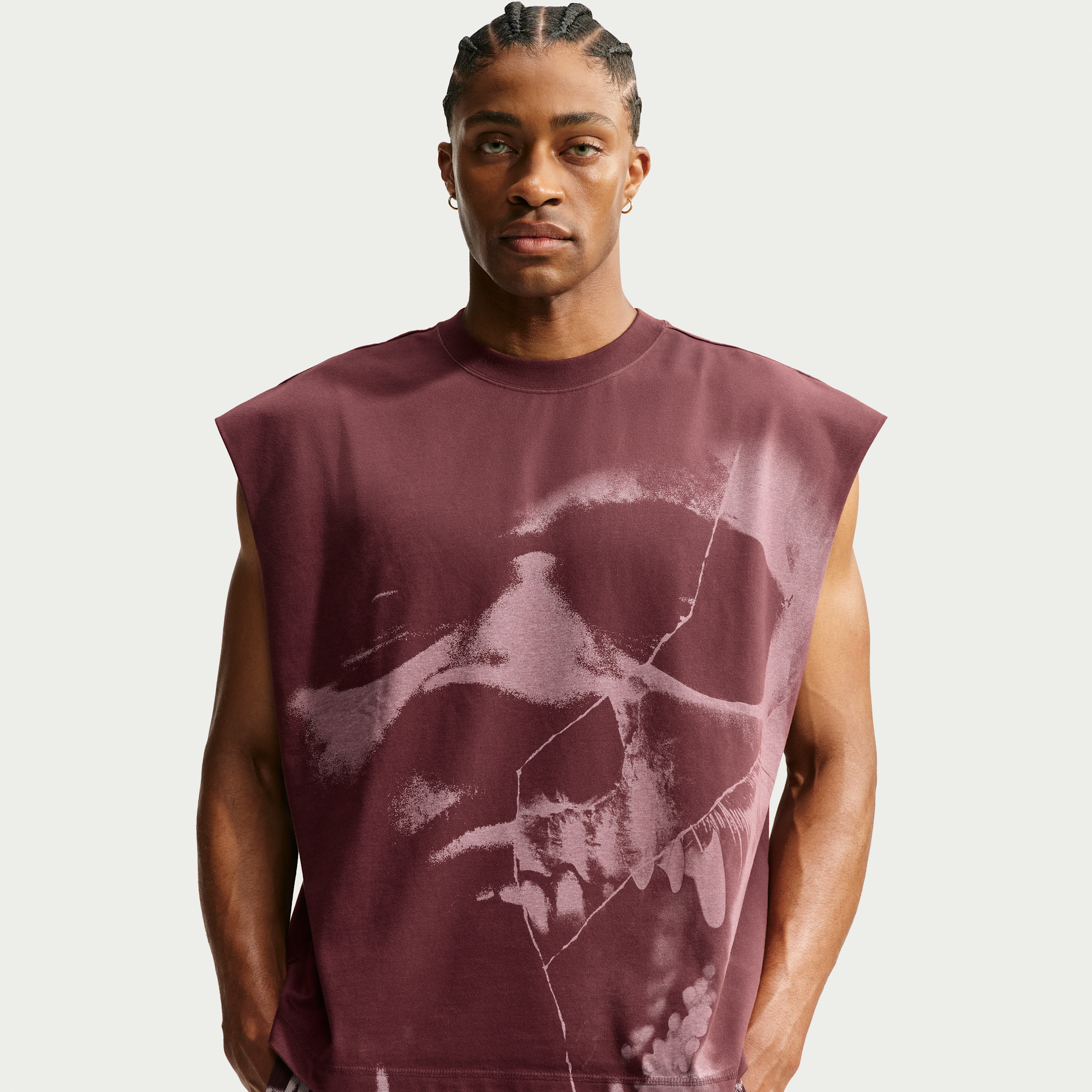 Nike Men's Ja Standard Issue Basketball Sleeveless Top in Red | IM5202-652