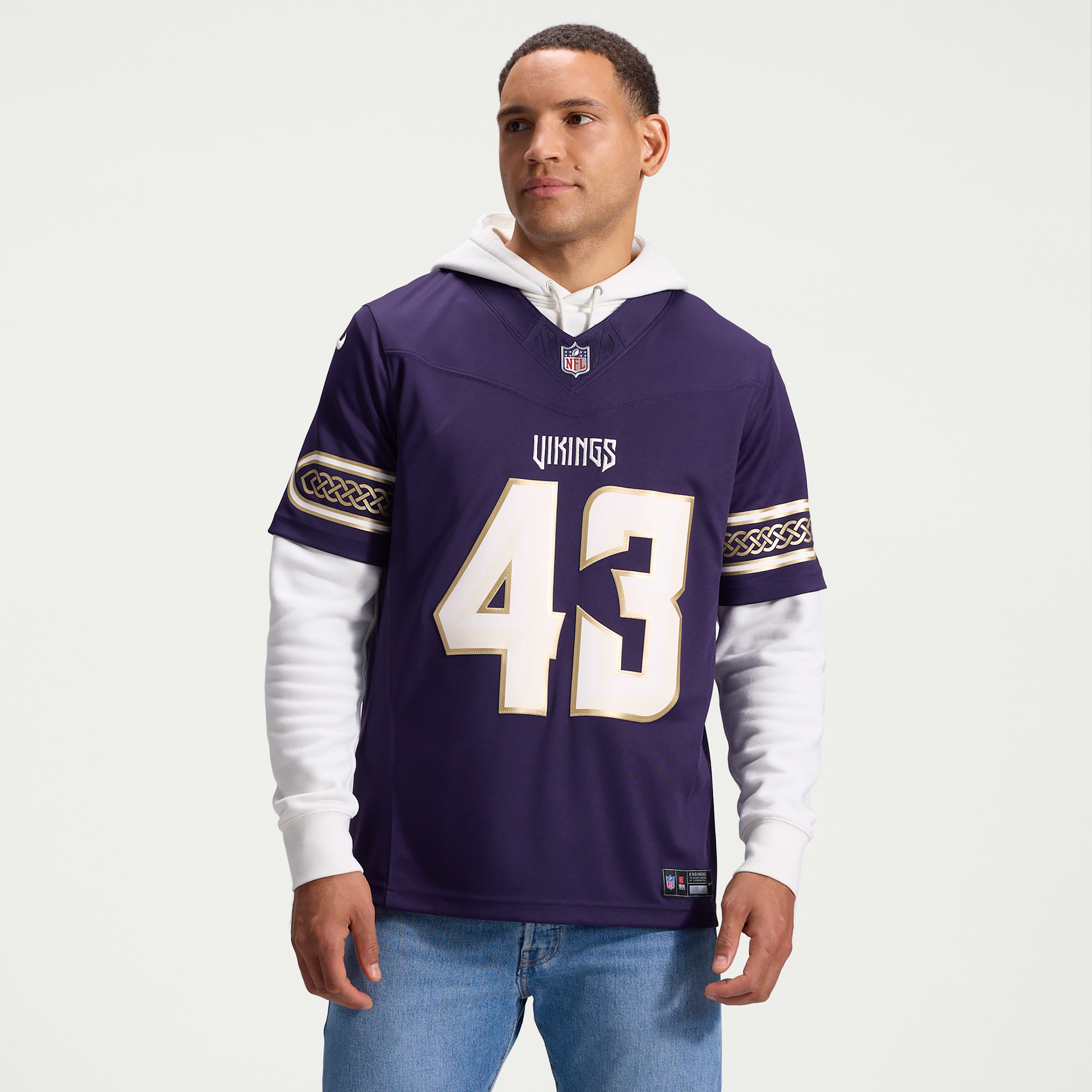 Nike Men's Andrew Van Ginkel Purple Minnesota Vikings 2026 Rivalries Collection Vapor F.u.s.e Stitched Limited Jersey - Purple