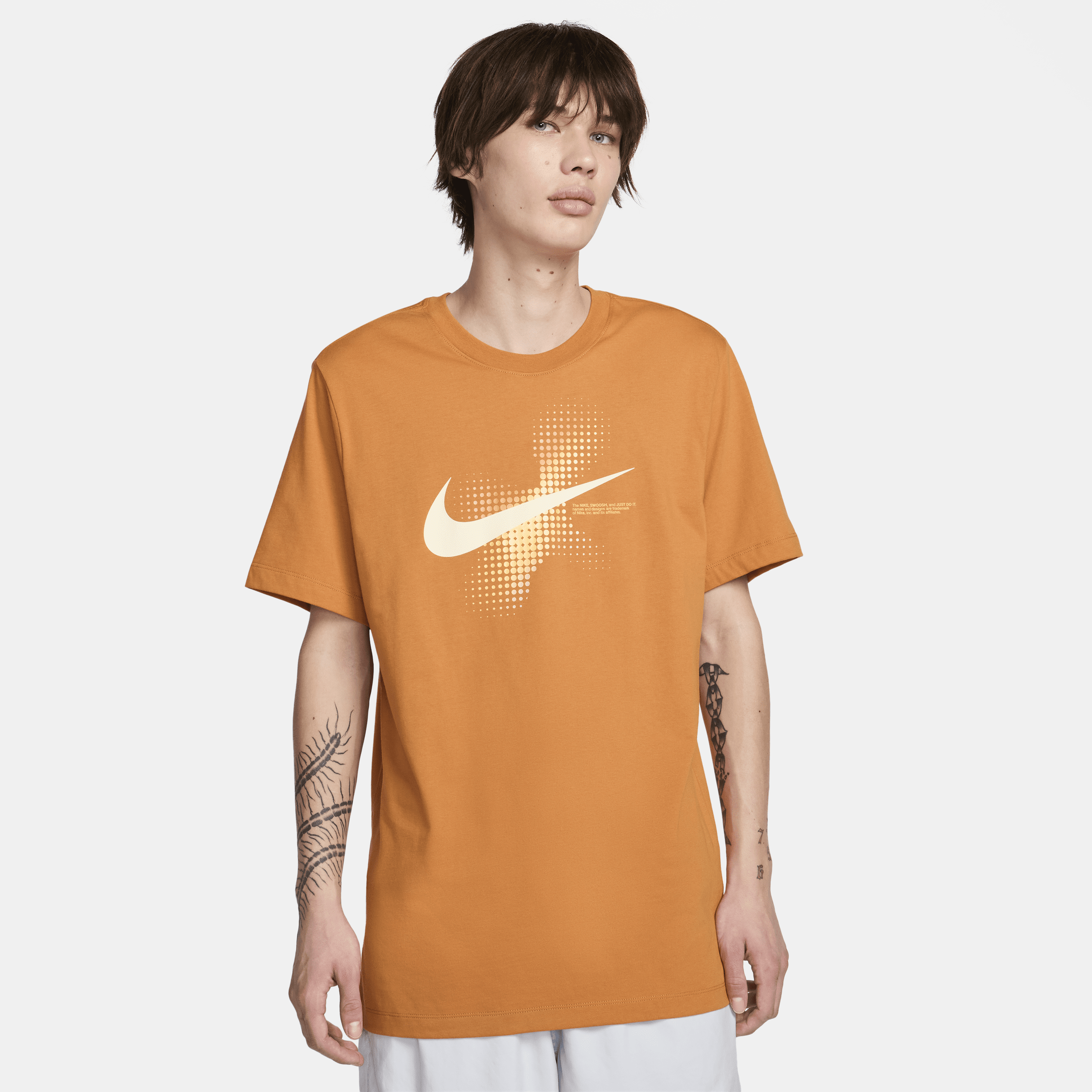 Shop Nike Men's  Sportswear T-shirt In Orange