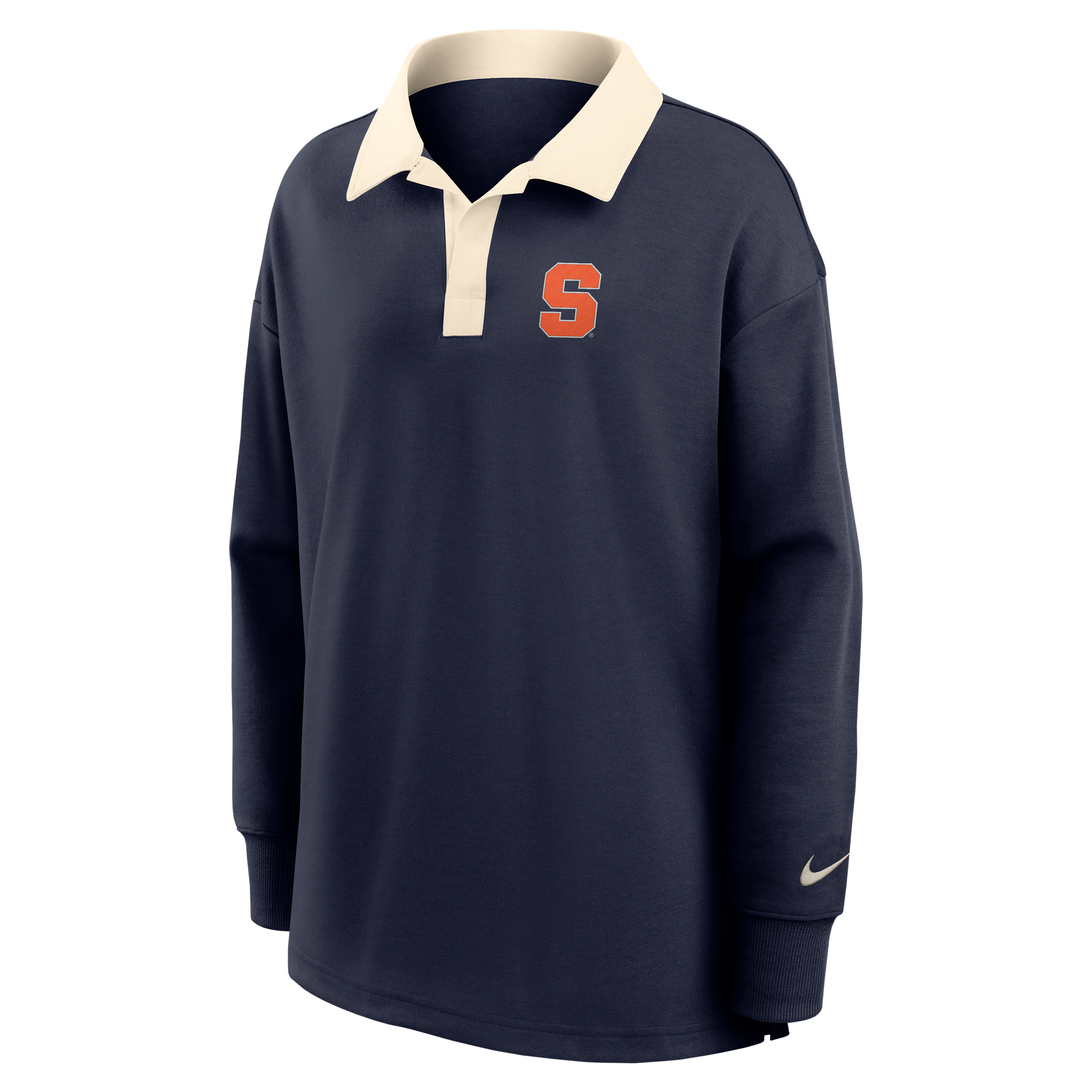 Nike Women's College (syracuse) Long-sleeve Polo In Blue