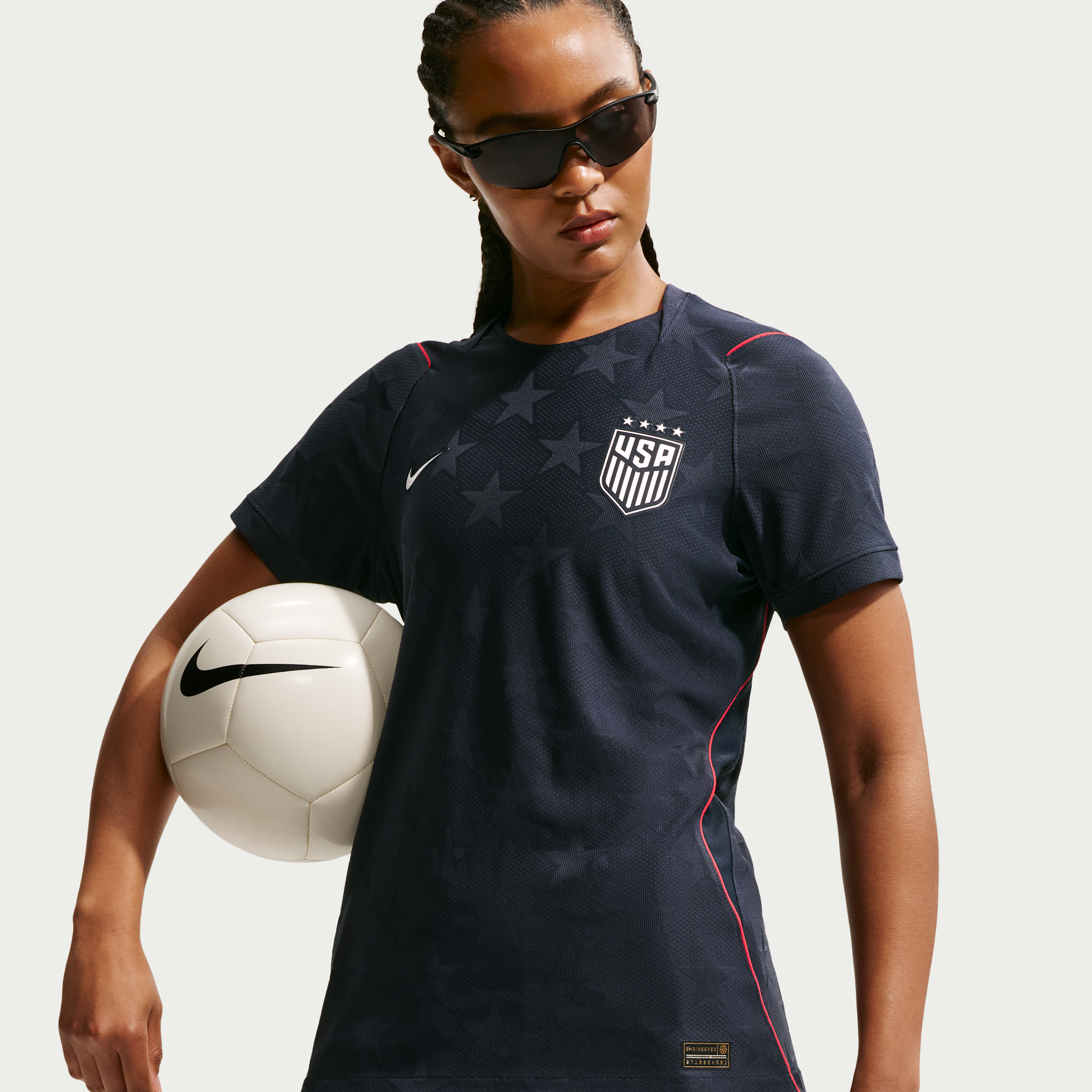 USWNT 2026 Match Away Nike Women's Aero-FIT Soccer Authentic Jersey in Blue | IB5264-476
