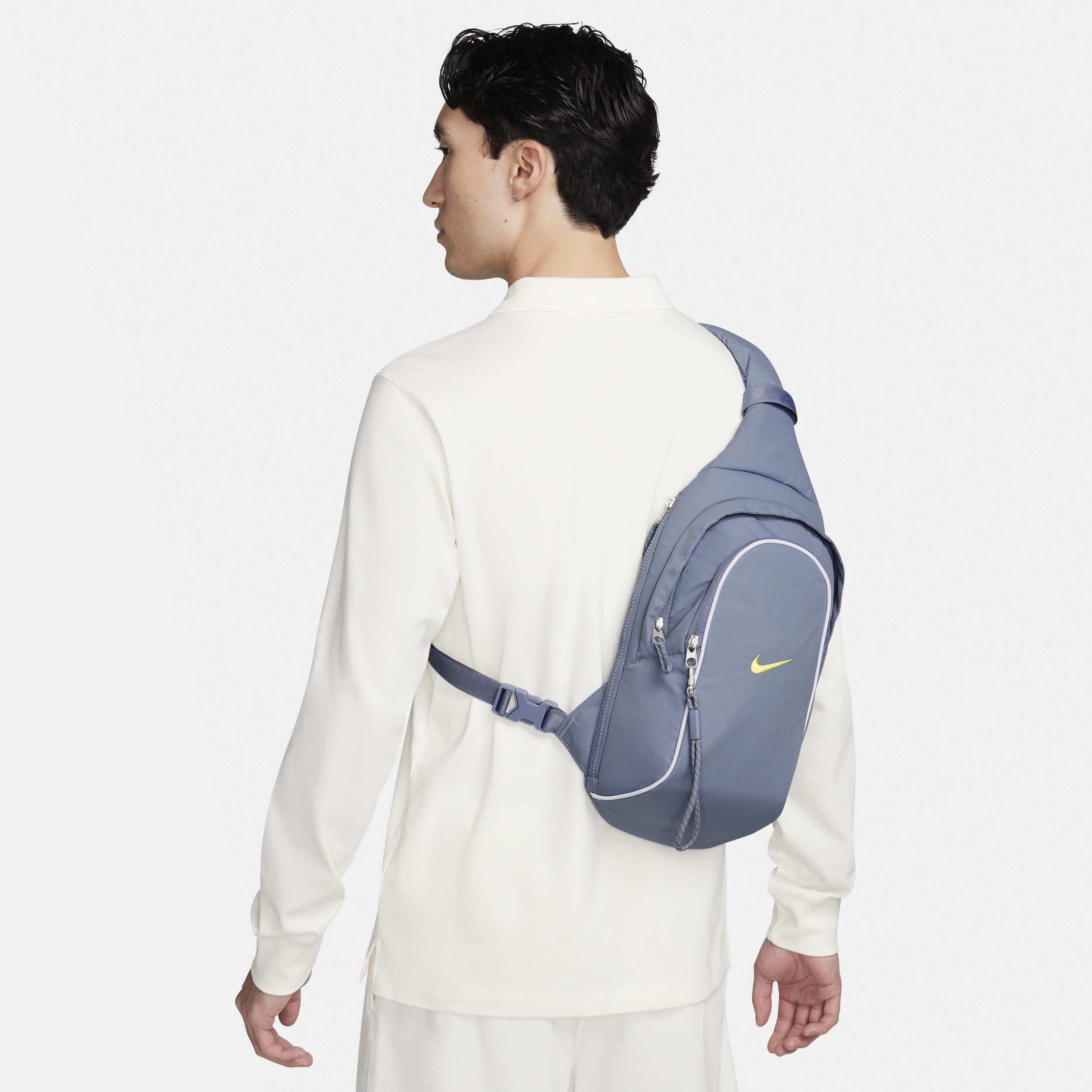 Shop Nike Unisex  Sportswear Essentials Sling Bag (8l) In Blue