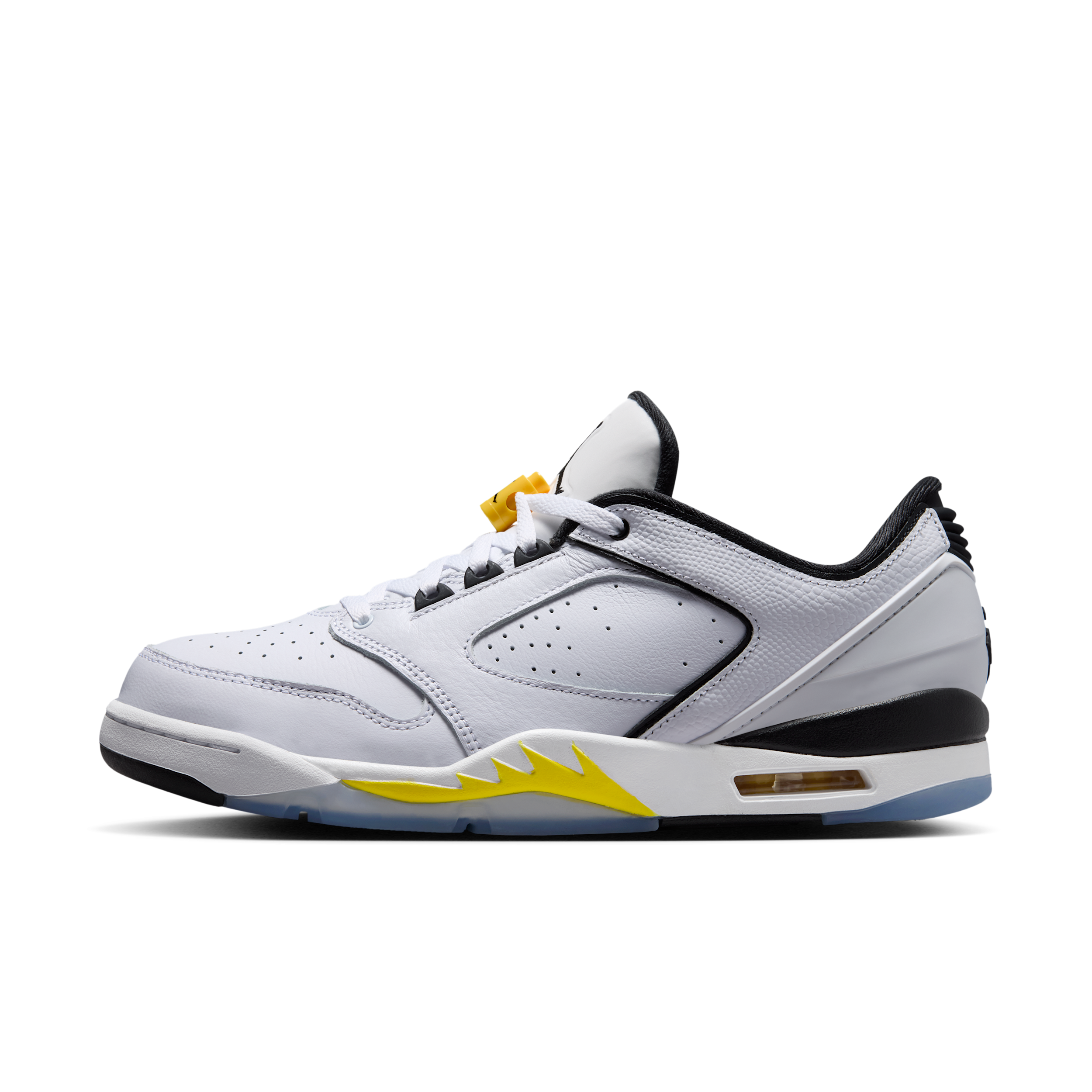 Jordan Mens Sixty Plus Low - Basketball Shoes - White / Black / Tour Yellow Size 8.0