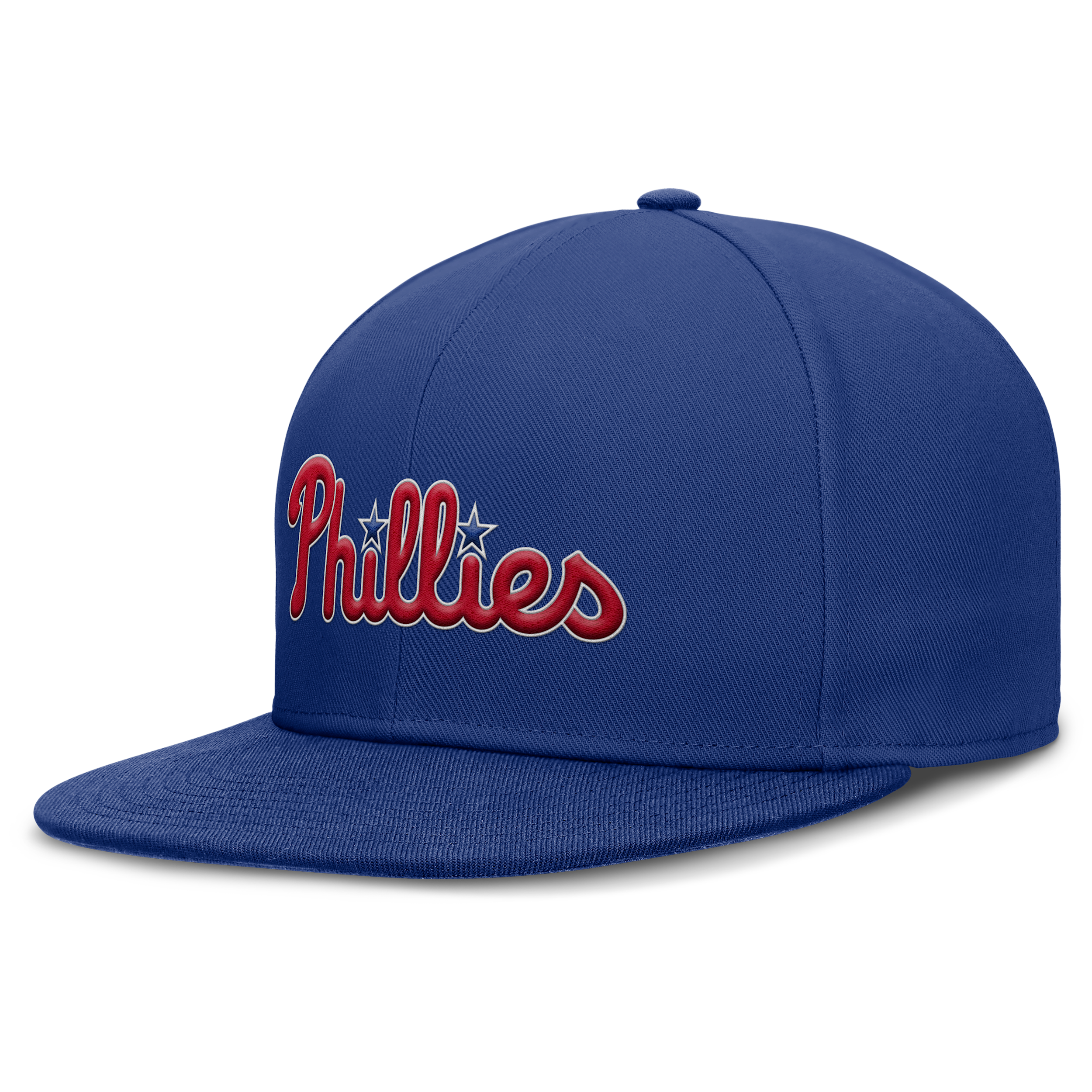 Nike Men's Royal Philadelphia Phillies Wordmark Dri-fit Round Bill True Fitted Hat - Royal