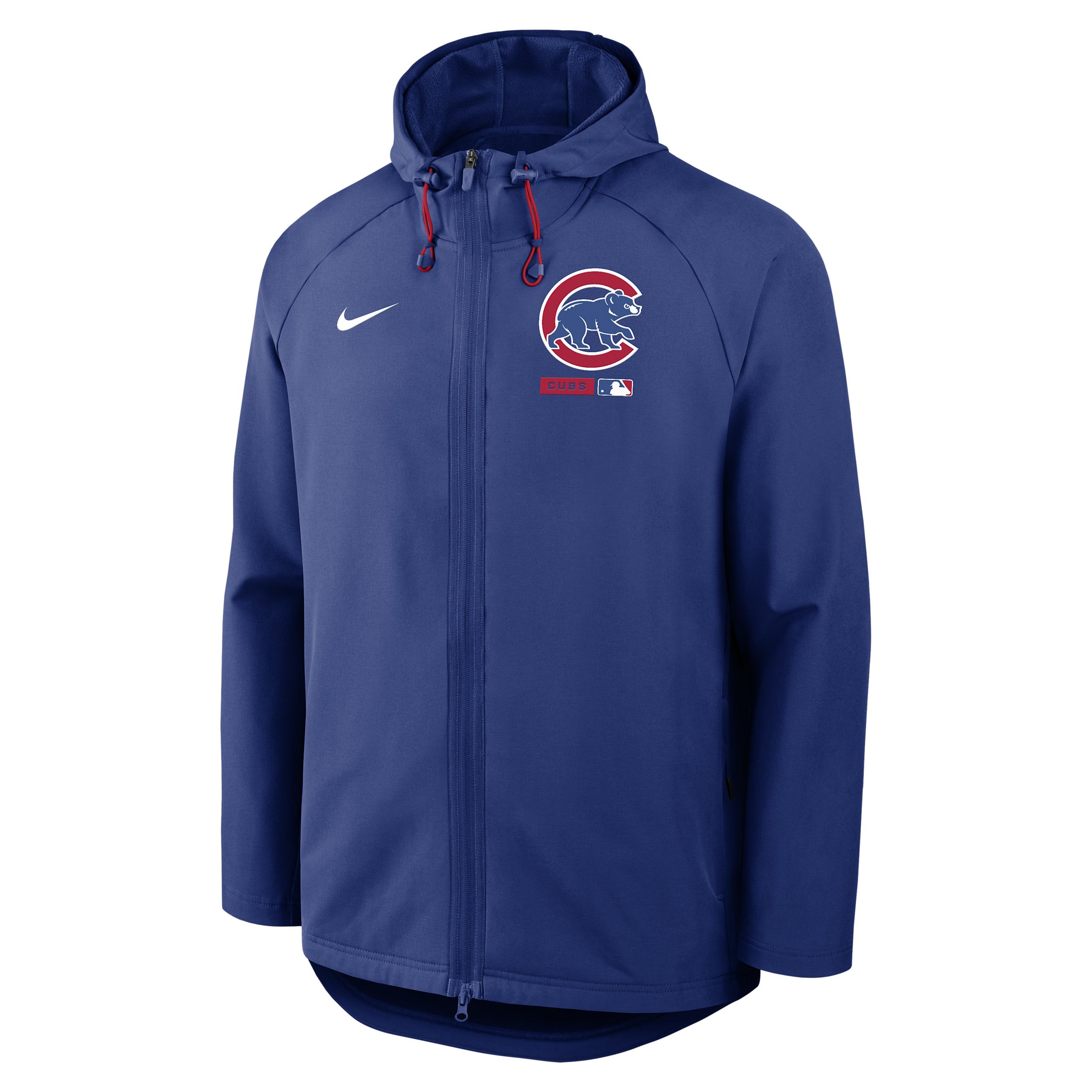 Chicago Cubs Authentic Collection Nike Men's Therma-FIT MLB Full-Zip Hooded Jacket in Blue | 04HC199NEJ-FHP