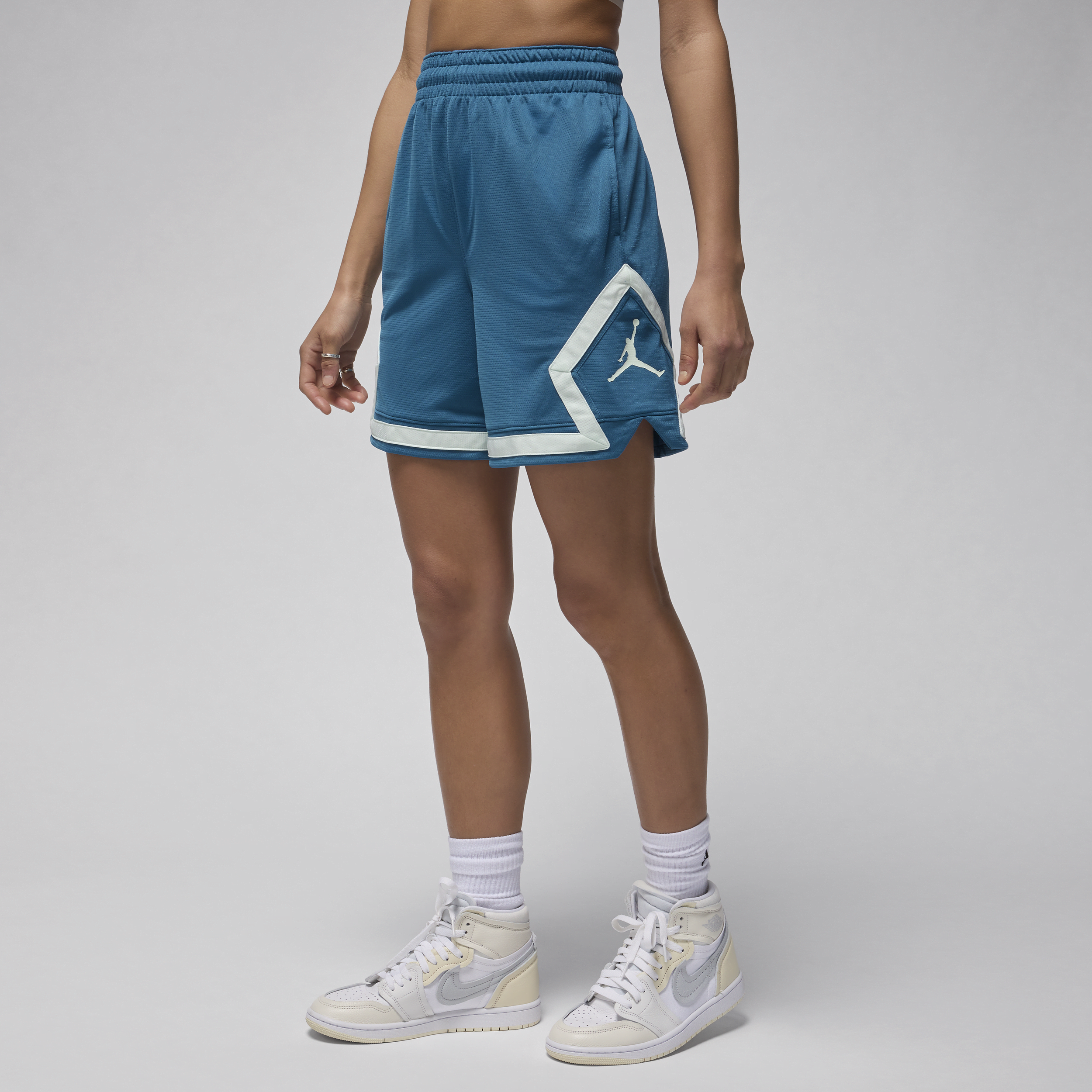 Shop Jordan Women's  Sport Diamond Shorts In Blue