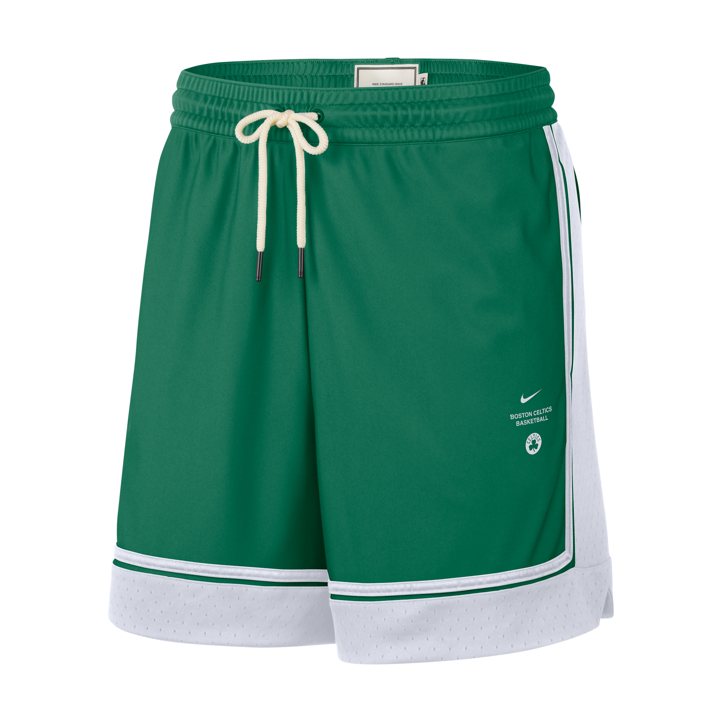Nike Men's Kelly Green Boston Celtics 2026 Standard Issue Pre-Game Pro Shorts - Kelly Green, White