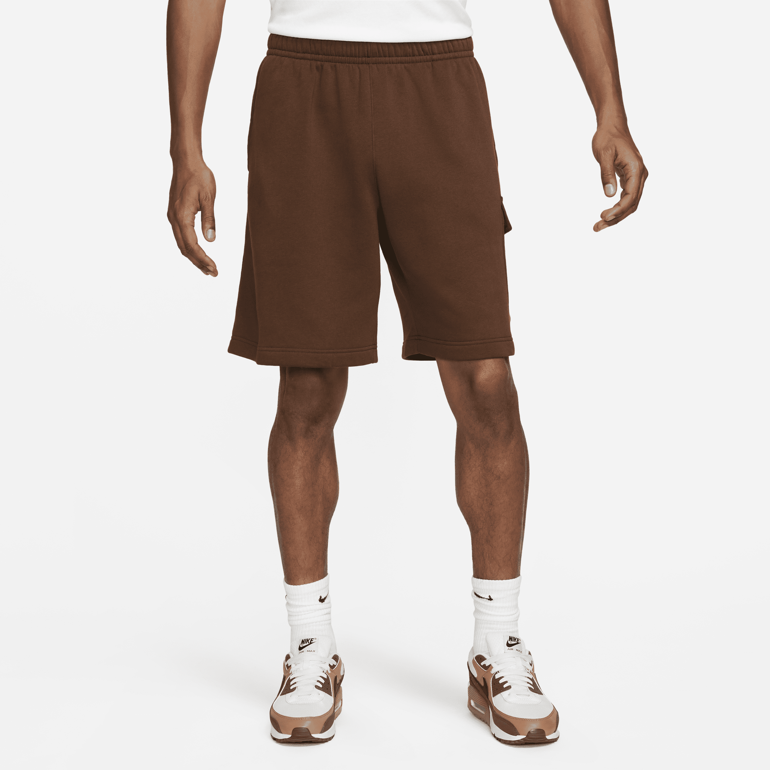 Nike Men's  Sportswear Club Cargo Shorts In Brown