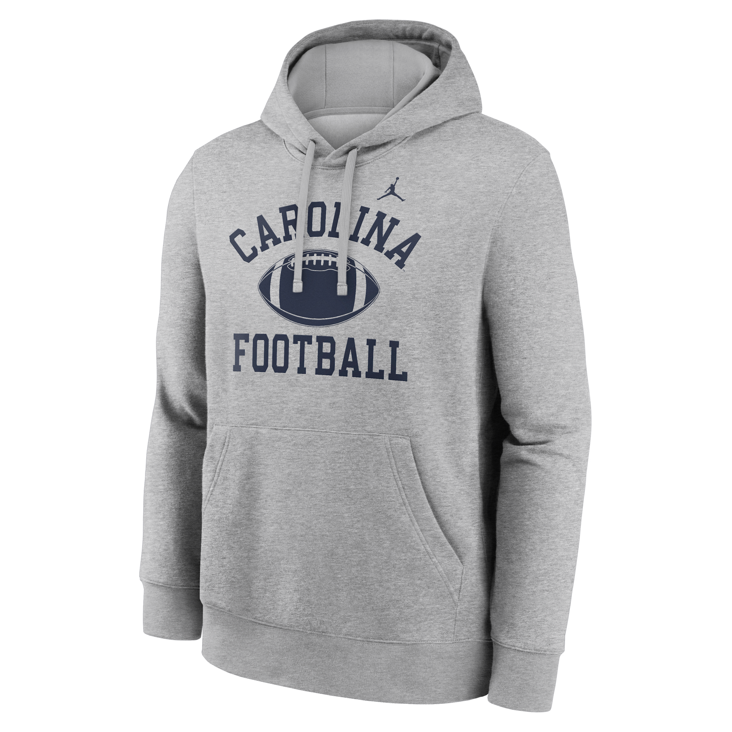 Jordan Men's Heather Gray North Carolina Tar Heels 2026 Sideline Club Fleece Hoodie - Heather Gray
