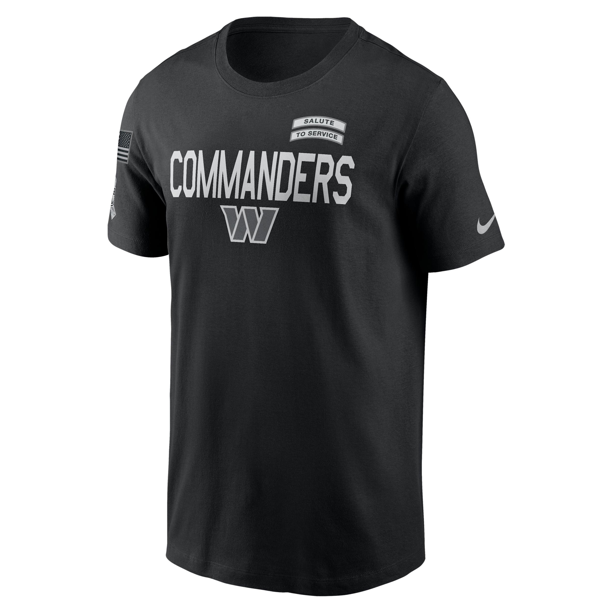 Washington Commanders Salute to Service Sideline Nike Men's Dri-FIT NFL T-Shirt in Black | 02ET00AA2Z-NKC