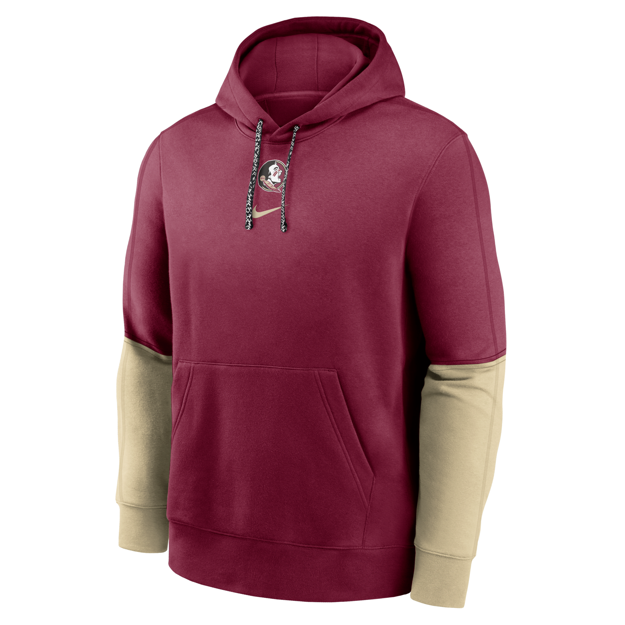 Nike Florida State Seminoles Sideline Team Issue Club Men's College Pullover Hoodie In Red