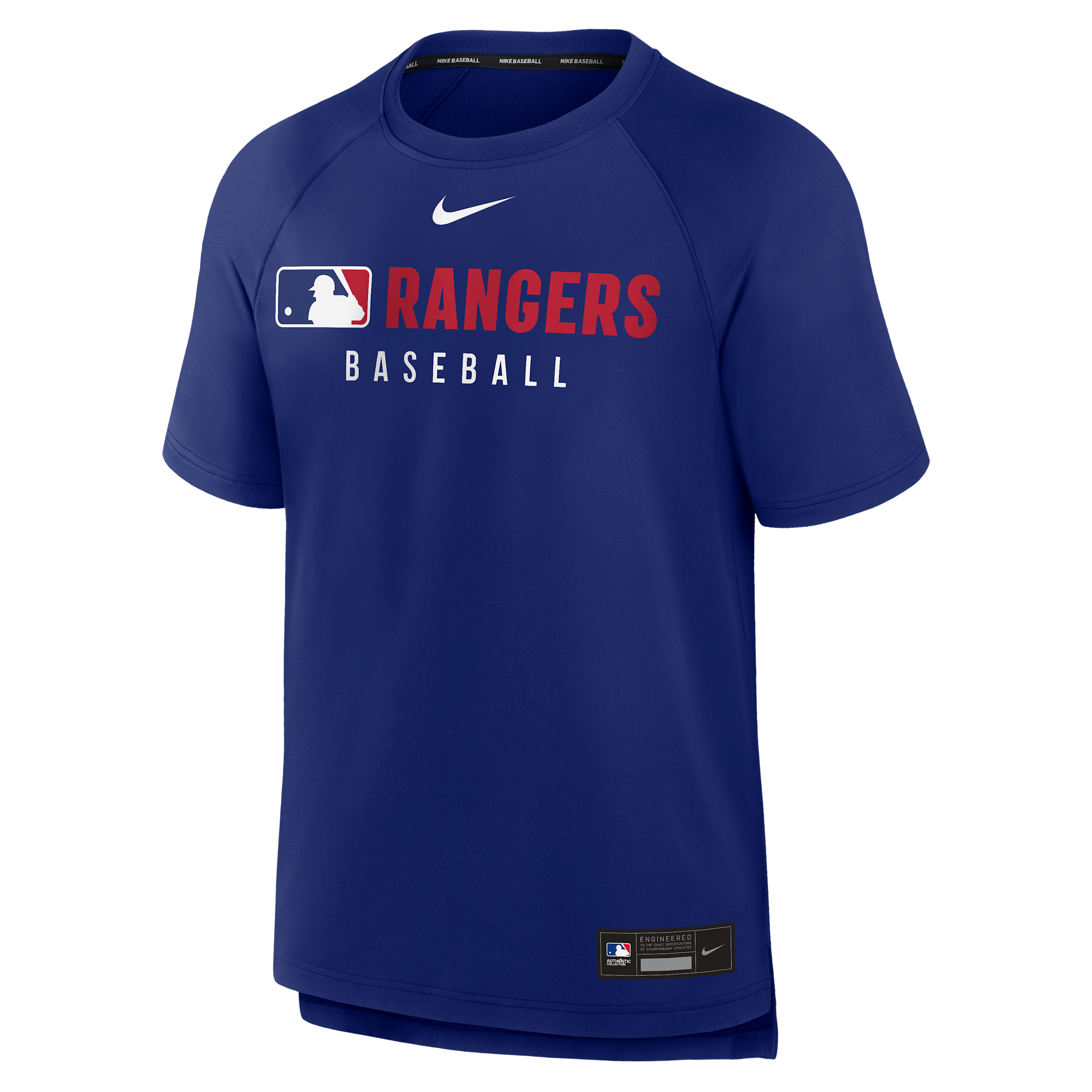Nike Texas Rangers Authentic Collection Pregame  Men's Dri-fit Mlb T-shirt In Blue