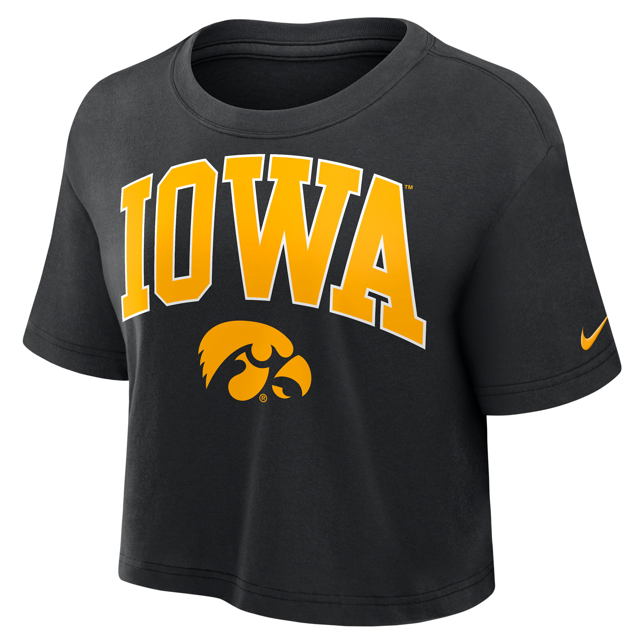 Nike Iowa Athletic Prep Arch Women's Dri-fit College Cropped T-shirt
