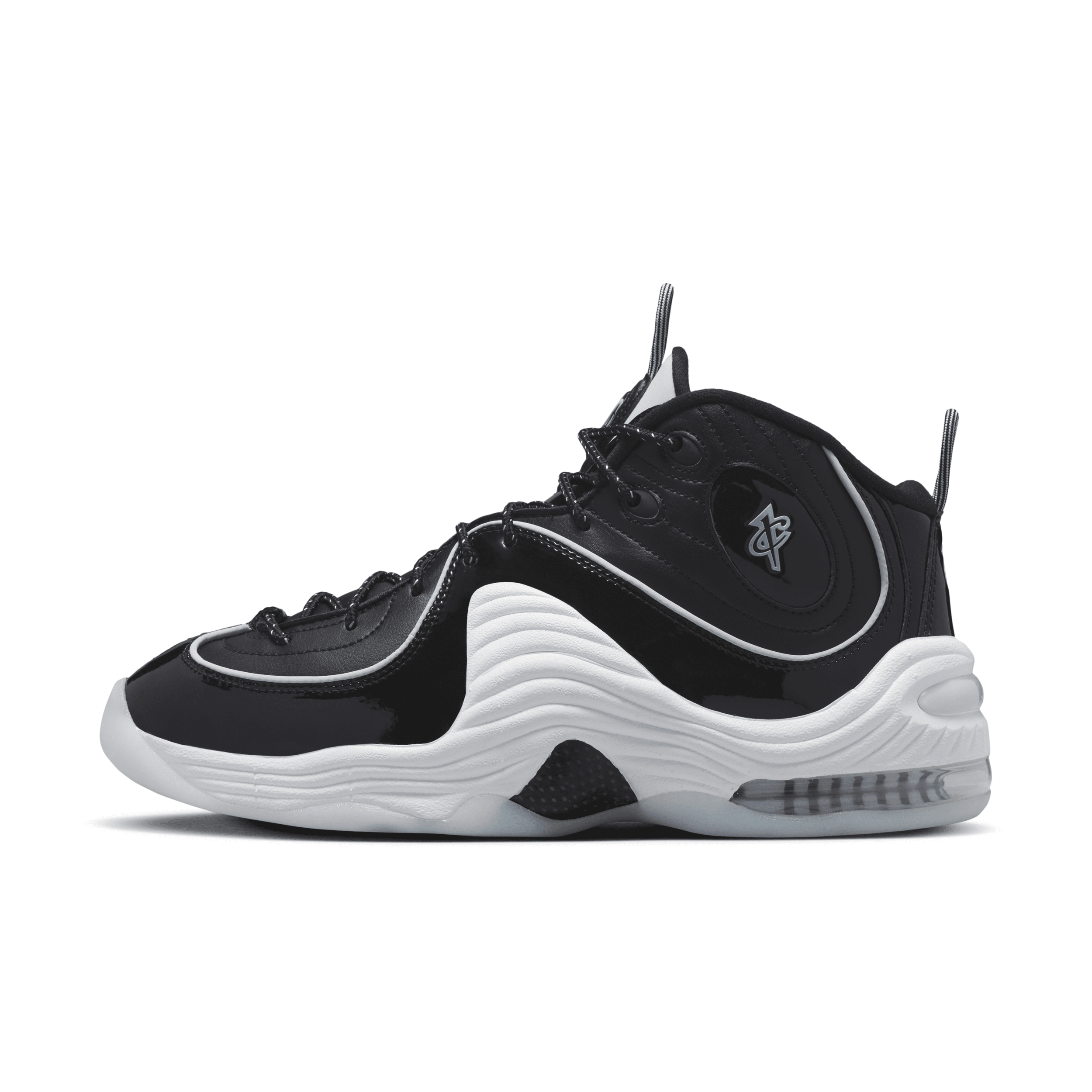 Shop Nike Men's Air Penny 2 Shoes In Black