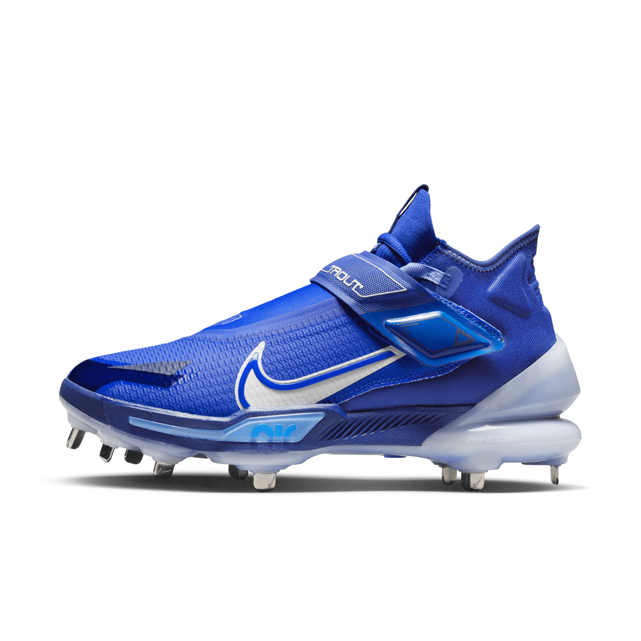 Nike Force Zoom Trout 8 Turf Blue Baseball Cleat Multiple Sizes