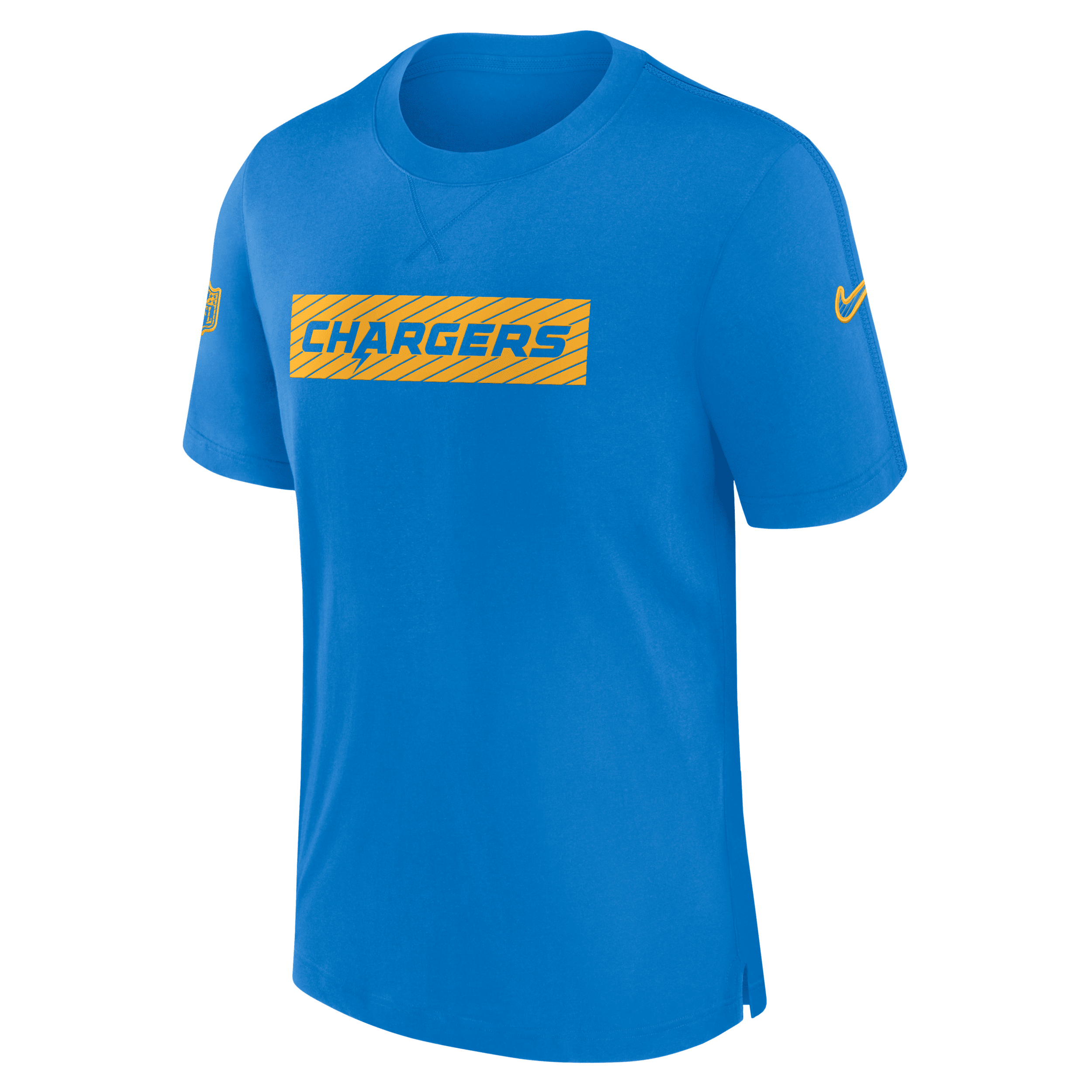 Nike Men's Powder Blue Los Angeles Chargers Sideline Legend Performance T-shirt In Blue