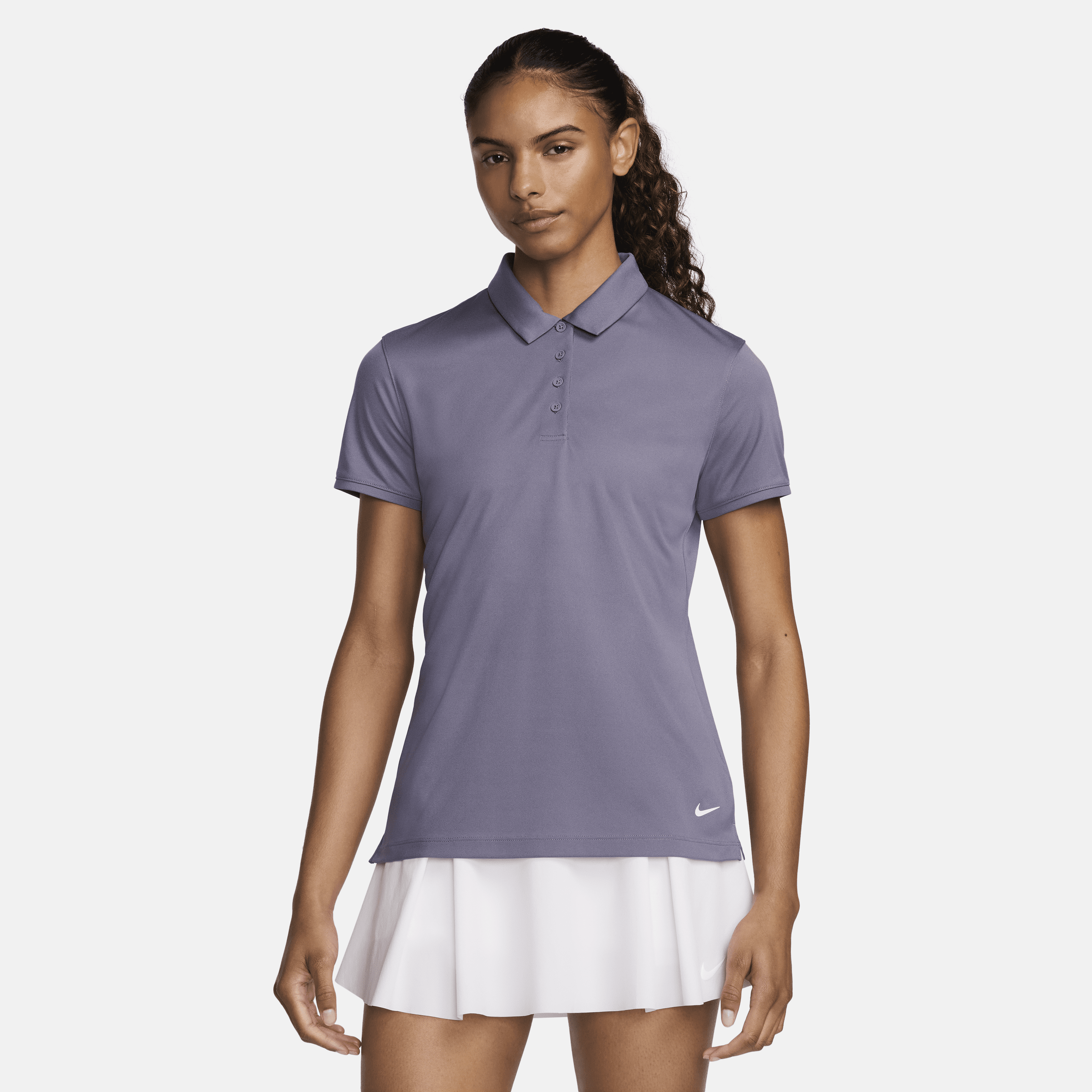 Shop Nike Women's Dri-fit Victory Golf Polo In Purple