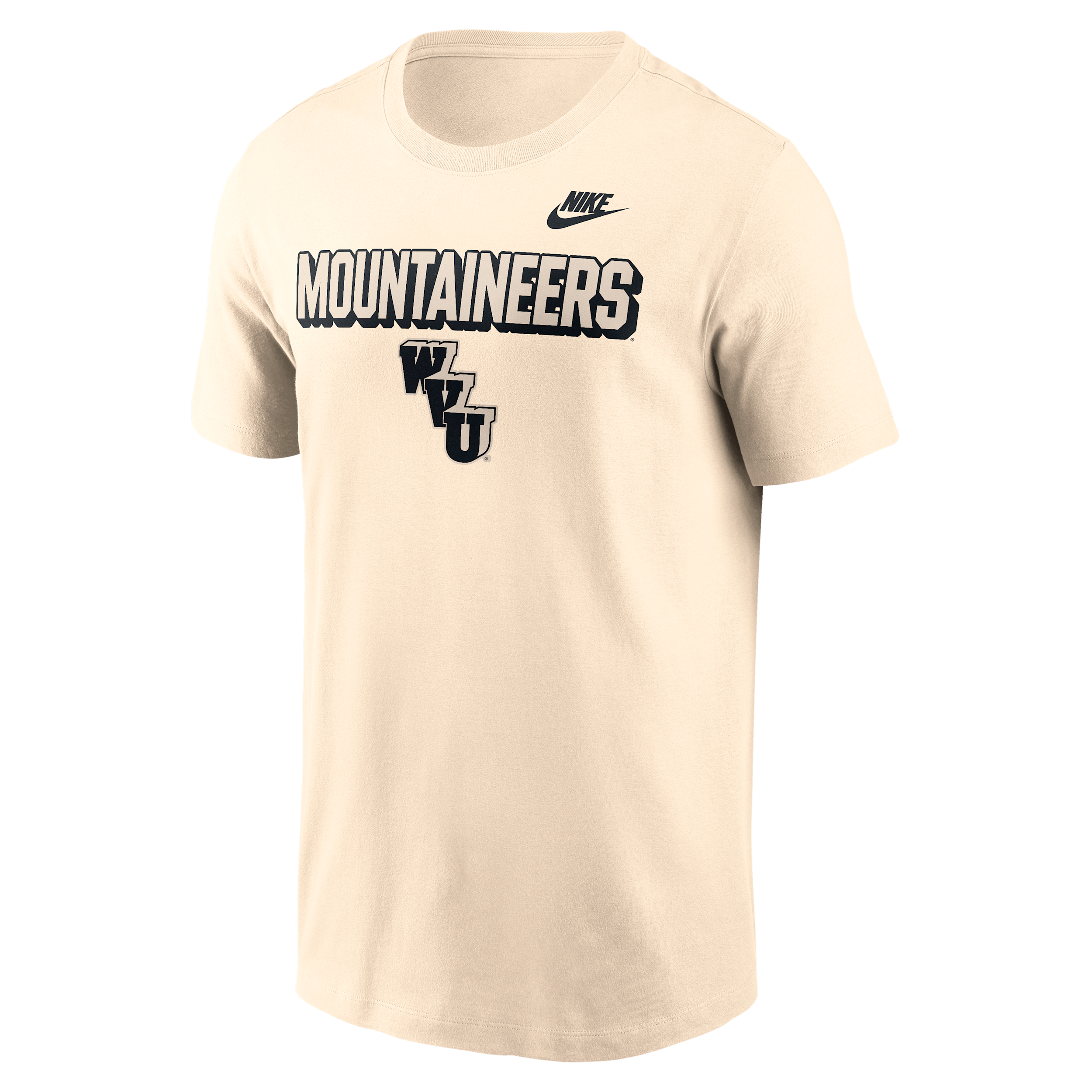 Nike Natural West Virginia Mountaineers Bold Fashion T-shirt In Neutral