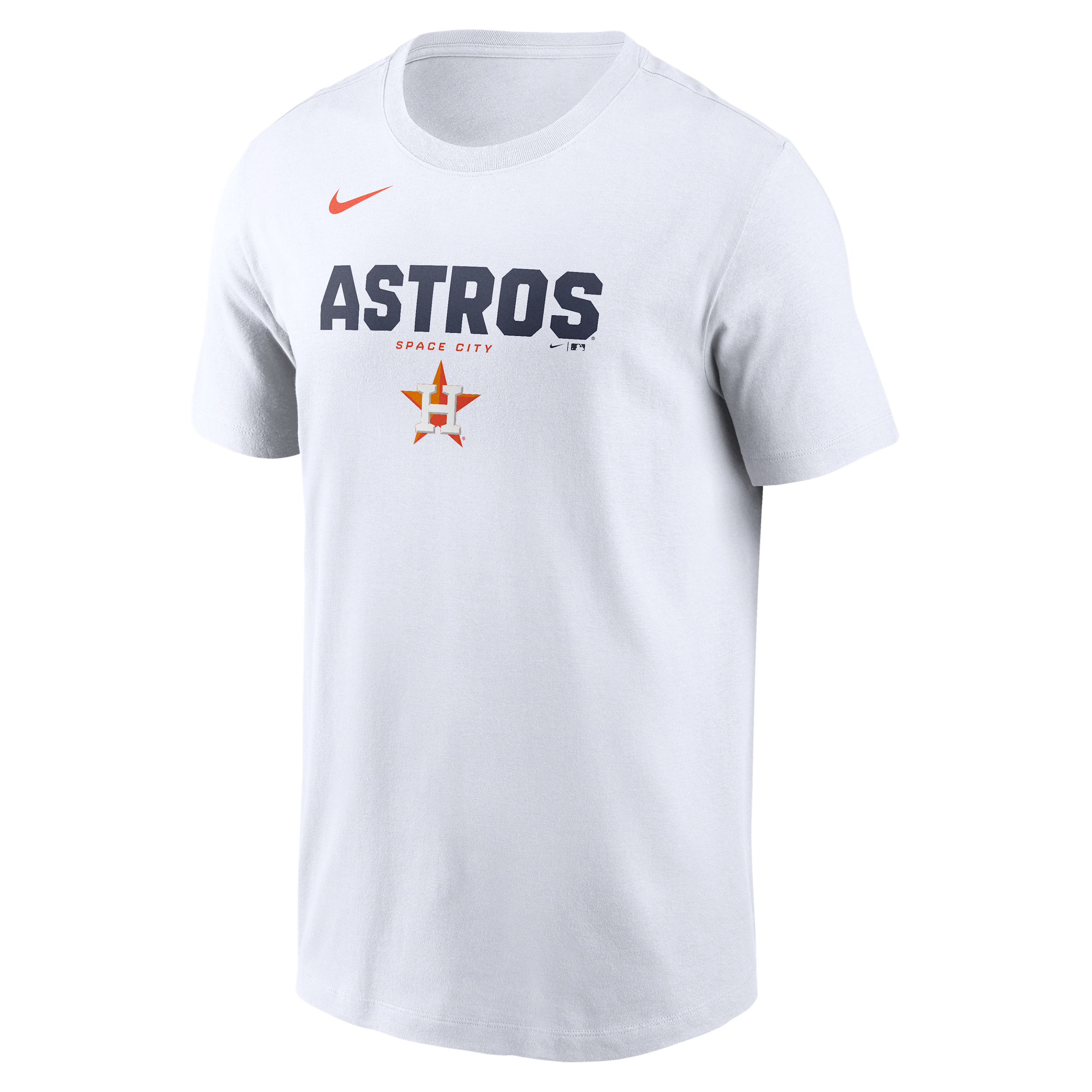 Houston Astros Bold Team Name Nike Men's MLB T-Shirt in White | N19910AHUS-D31