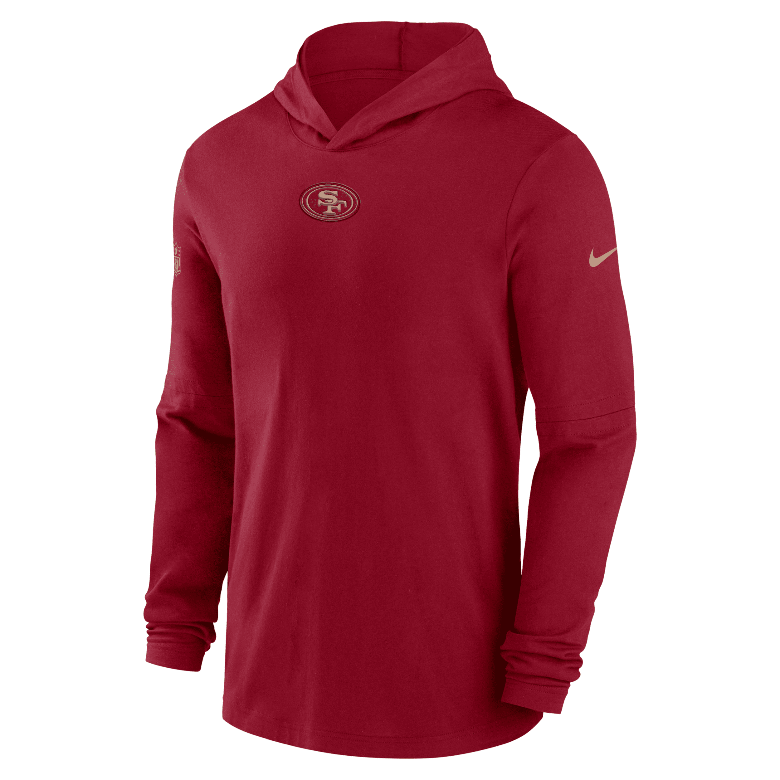 San Francisco 49ers Nike NFL On Field Apparel Dri-Fit Long Sleeve Shirt  Men's White M