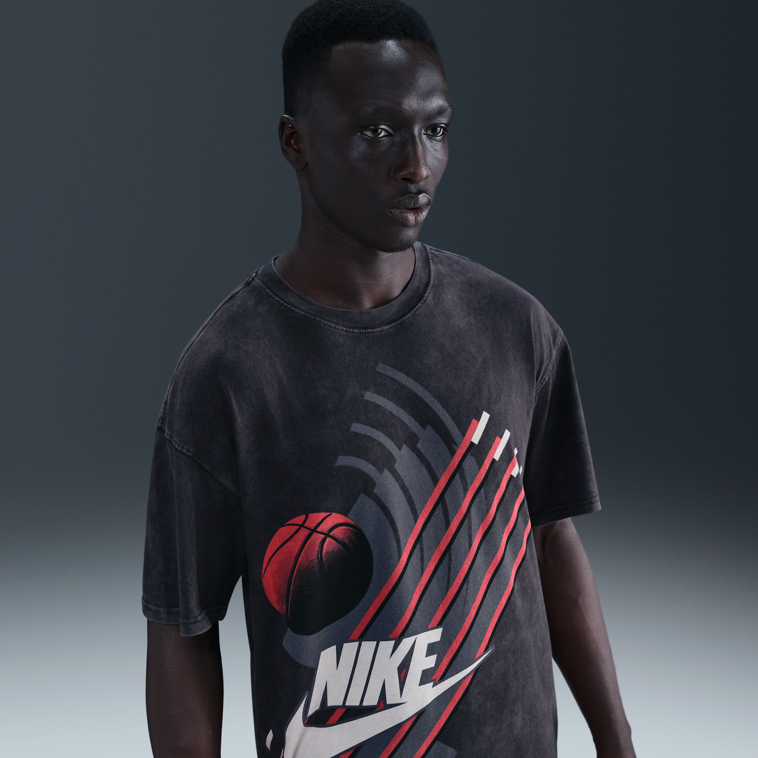 Nike Men's Basketball T-shirt In Black