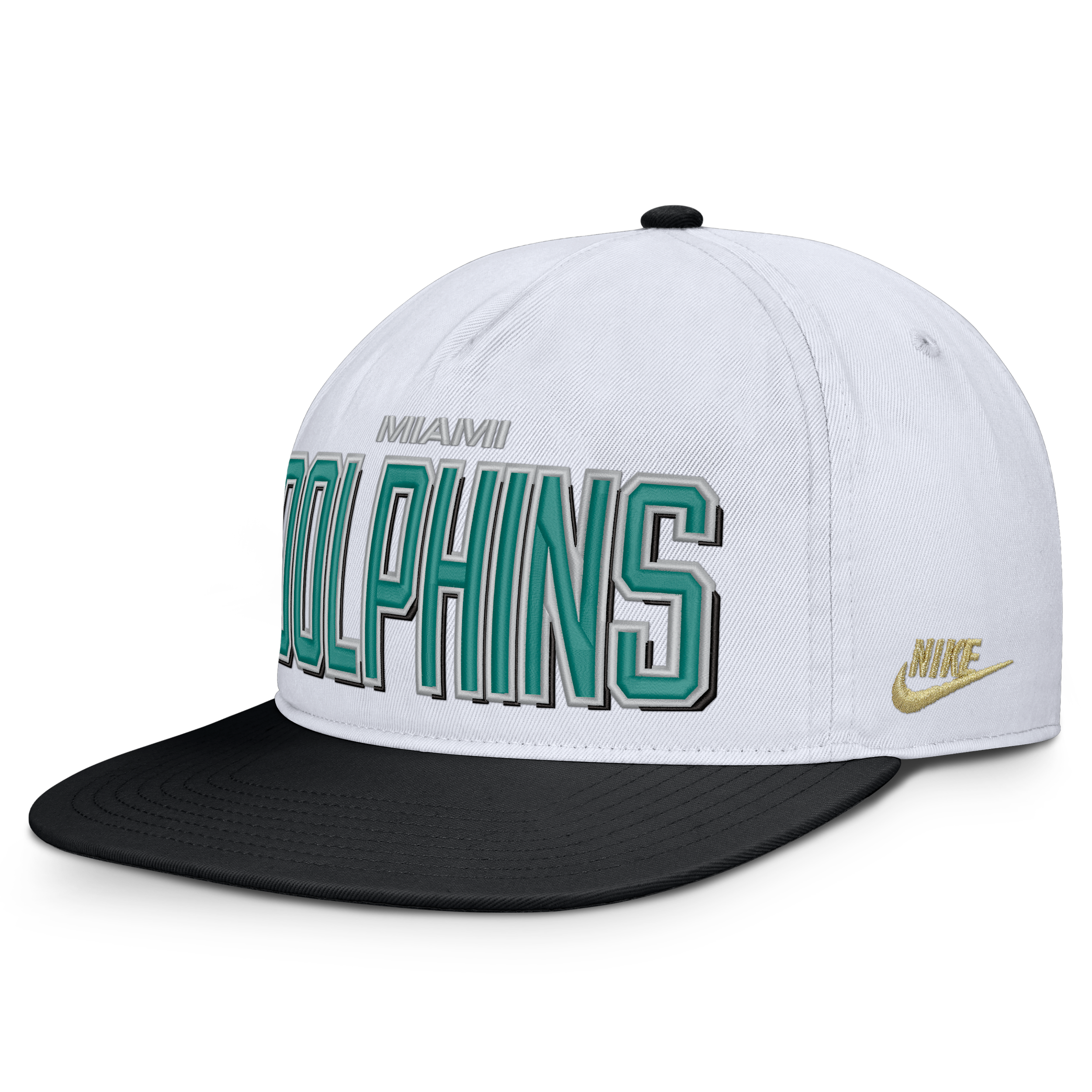 Miami Dolphins Pro Nike Men's NFL Adjustable Hat in White | NF57064N9PV-VGY