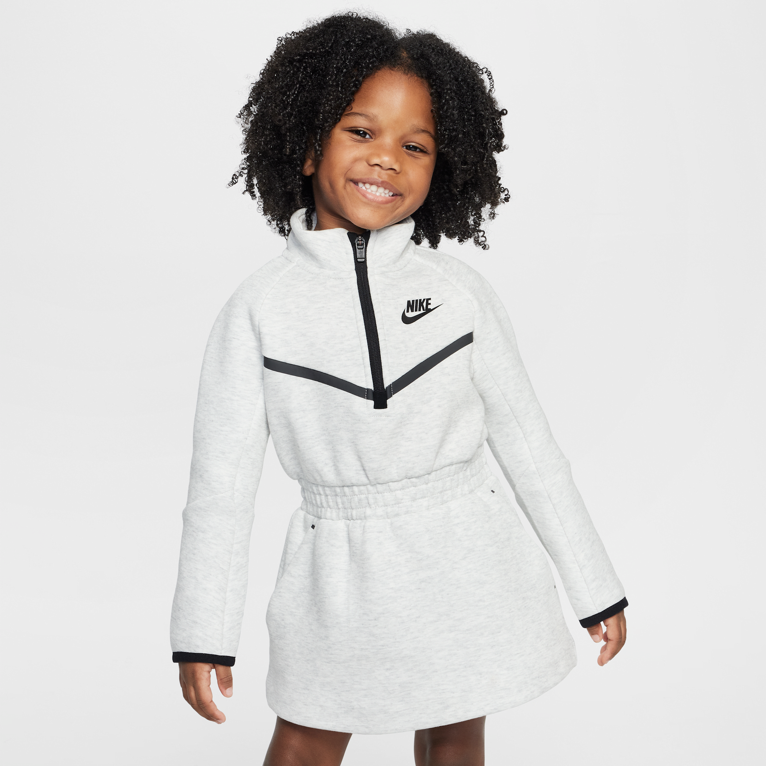 Nike Tech Fleece Toddler Dress in Grey 26M883-GGP 100$