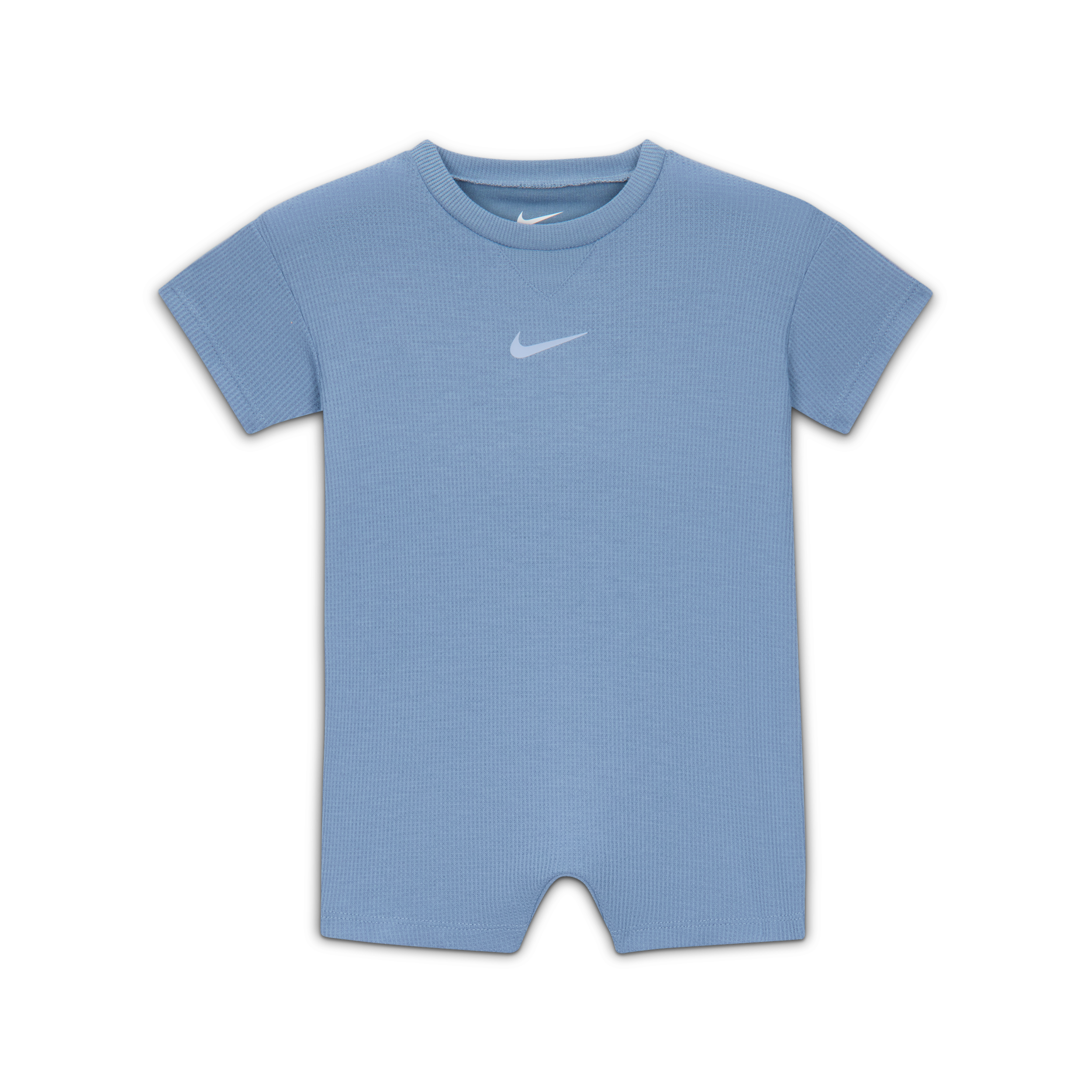 Boys Infant Nike LBR Waffle Romper - Boys' Infant Blue/White Size 6MO