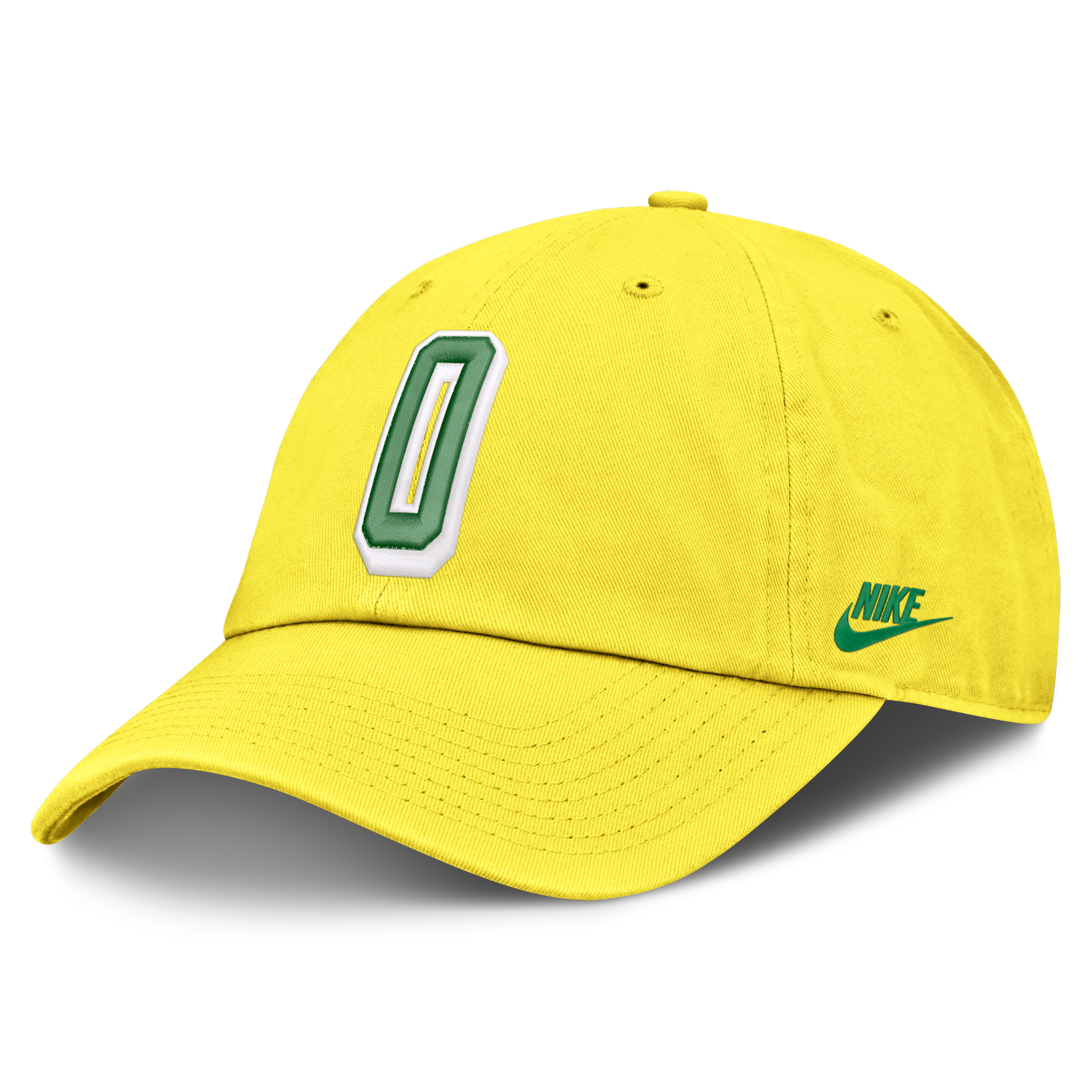 Oregon Natural Club Nike Men's College Adjustable Hat in Yellow | NC0179SUOV-EYR