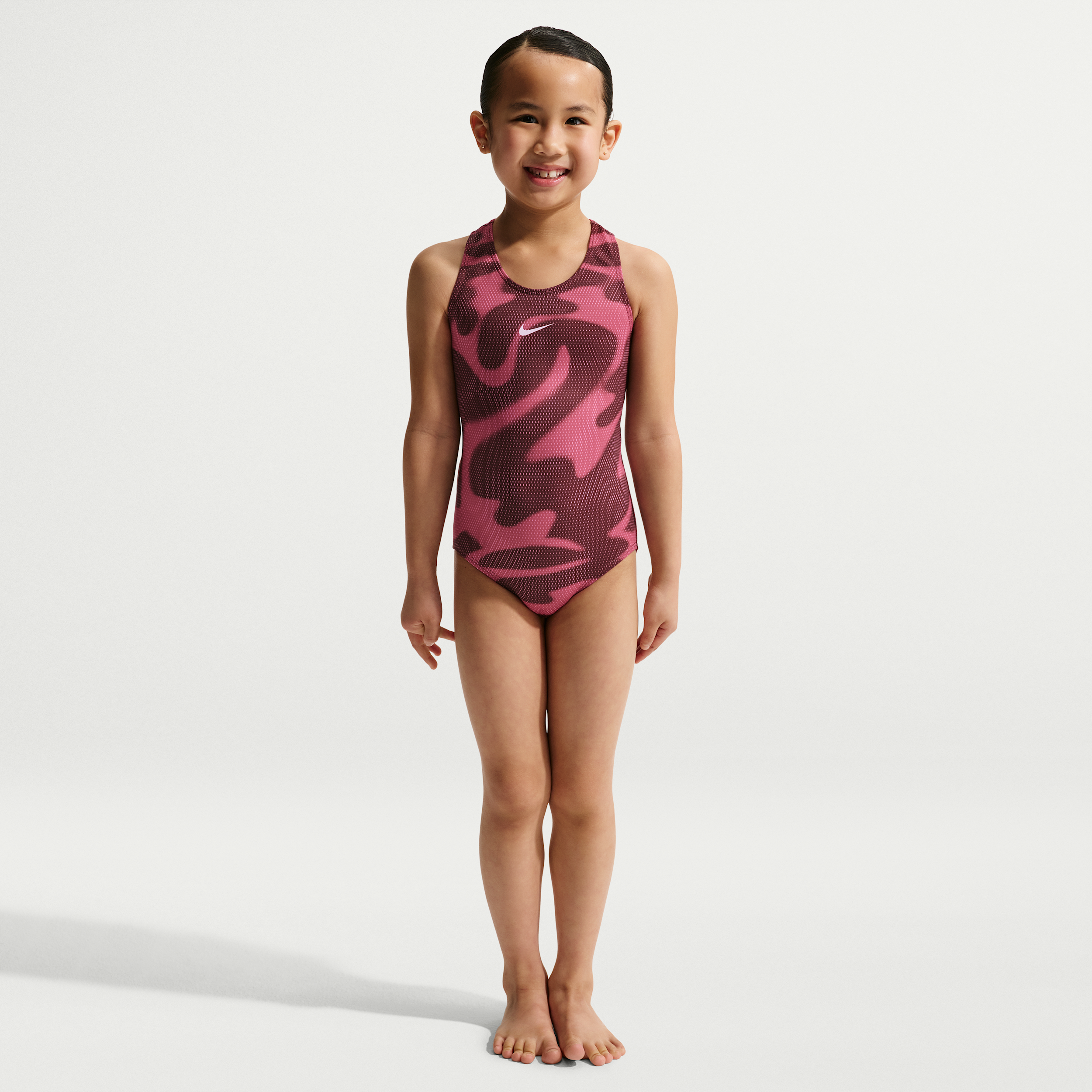 Nike Women's Gymnastics Nike Women's Urban Camo Racerback Leotard in Red | NKY032-824