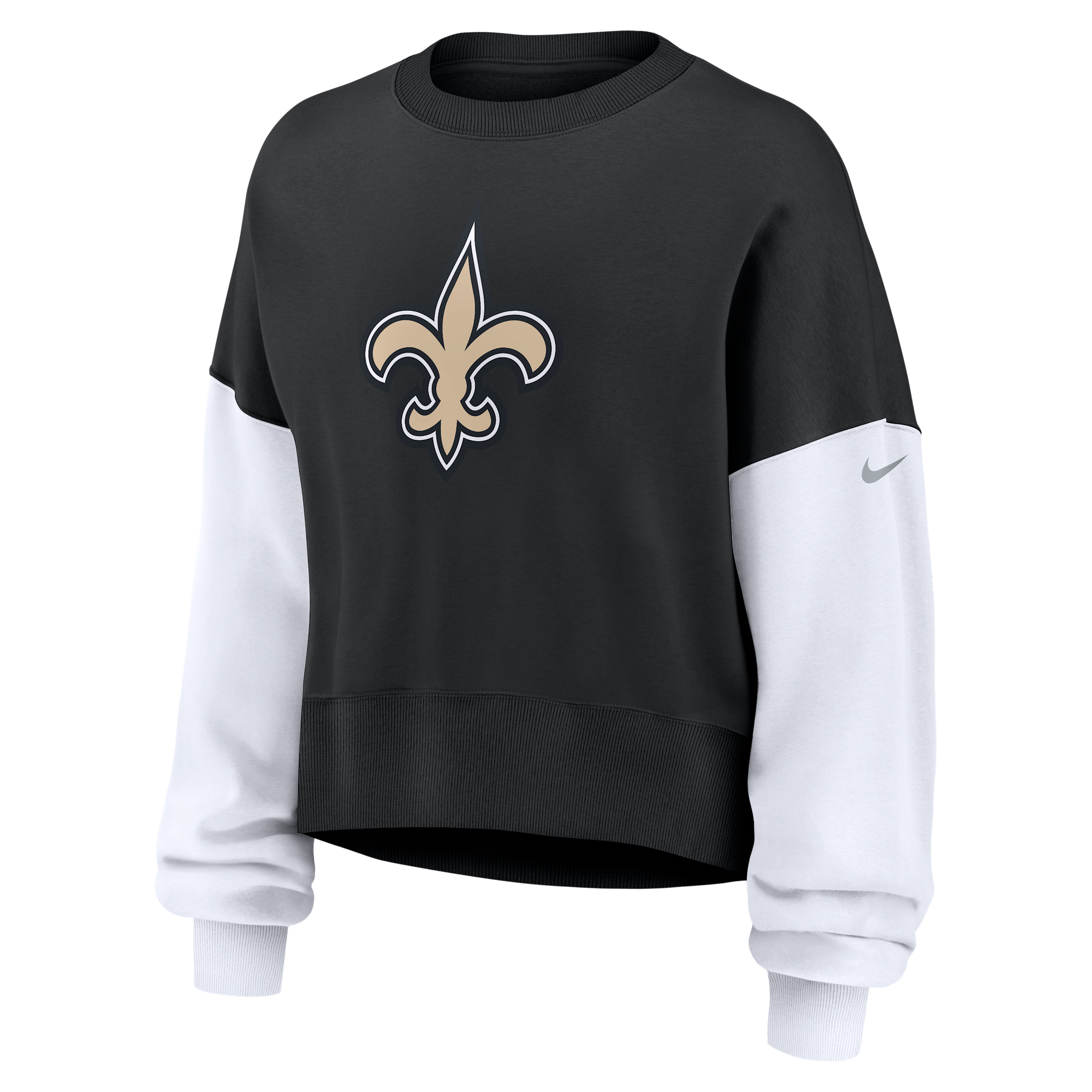 Nike New Orleans Saints  Women's Nfl Pullover Crew In Black