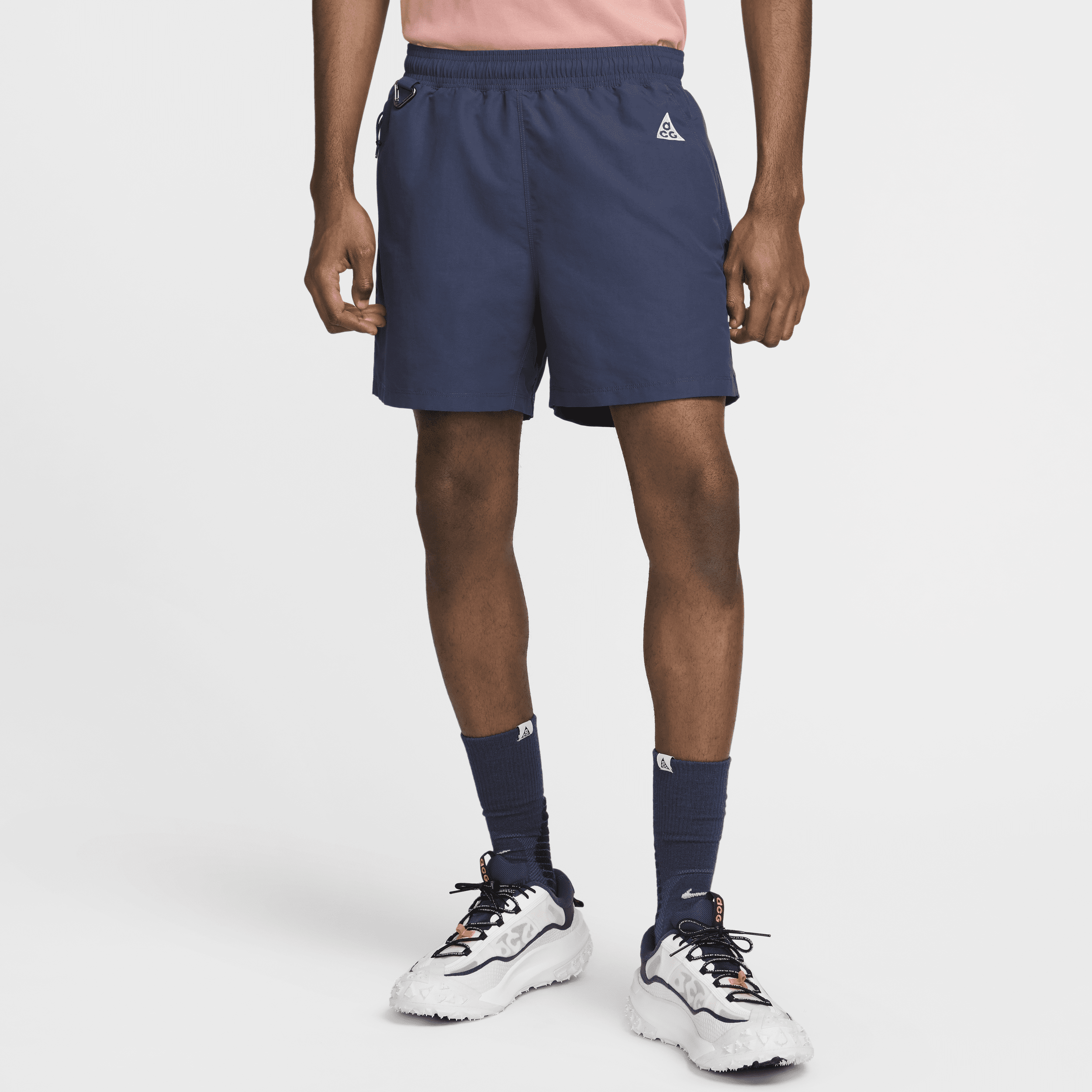 Shop Nike Men's  Acg "reservoir Goat" Shorts In Blue