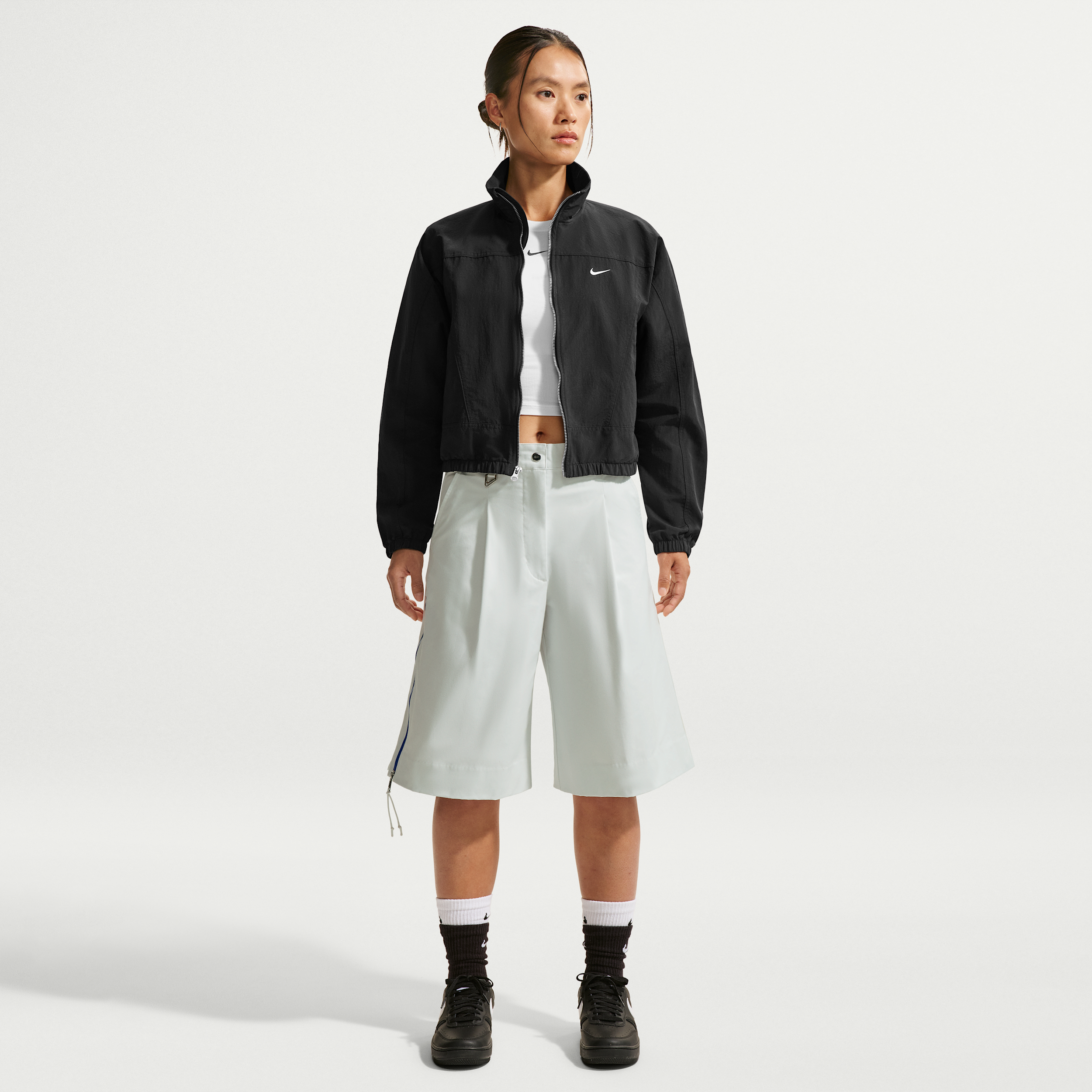 Women's Nike Sportswear Airreverent Low-Rise Shorts in White | II3945-121