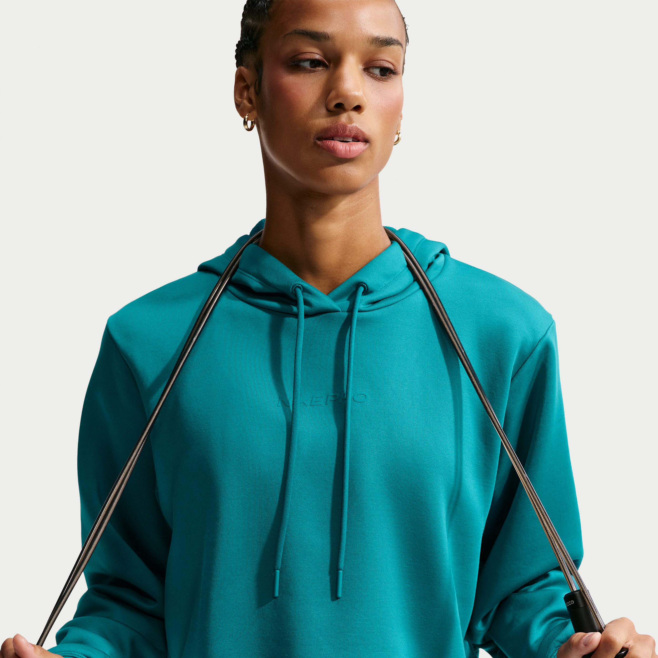 Women's Nike Pro Sculpt Dri-FIT Hoodie in Blue | IU1109-372