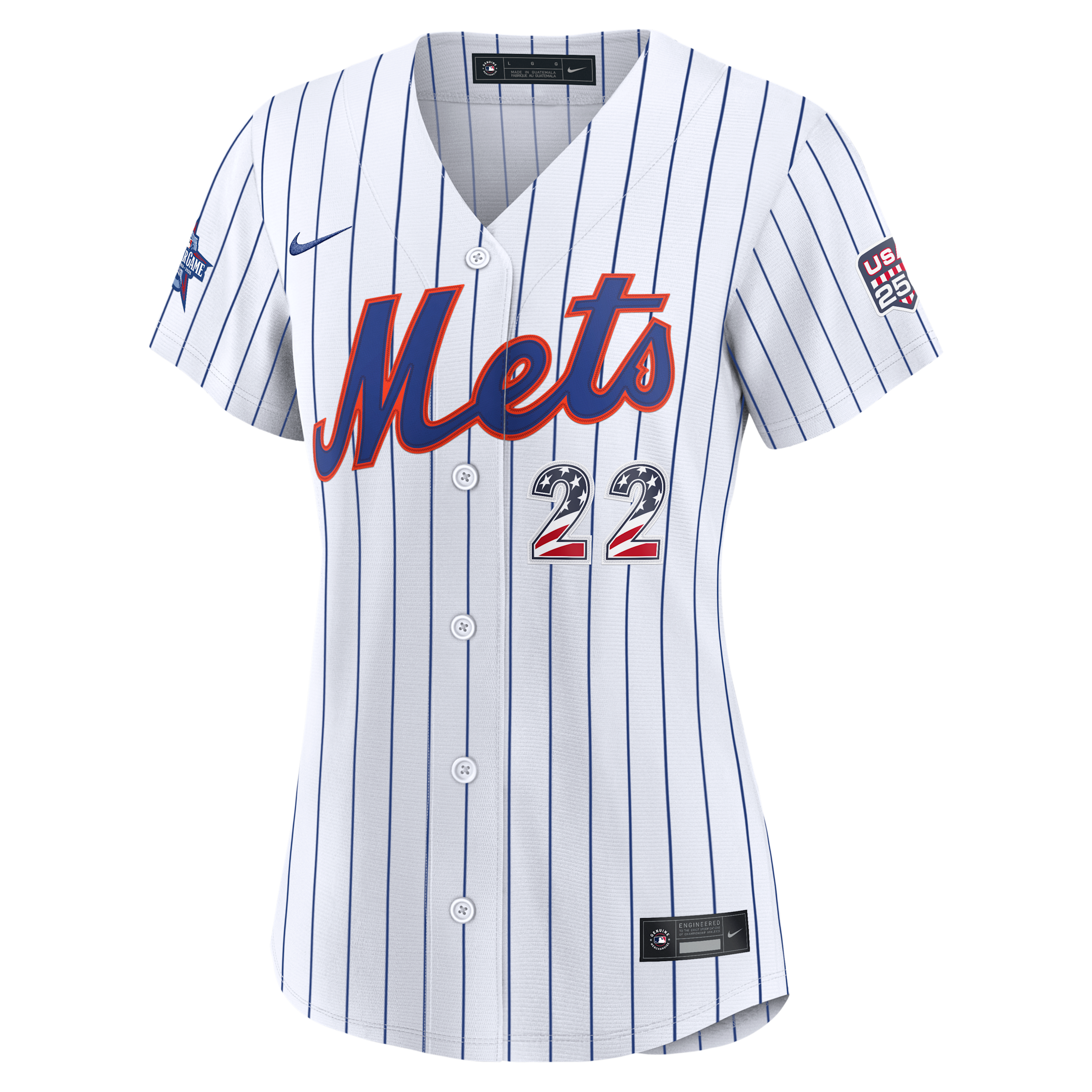 Juan Soto New York Mets 2026 All-Star Game Nike Women's MLB Stadium Jersey in White | RW260MOPAZU-APN