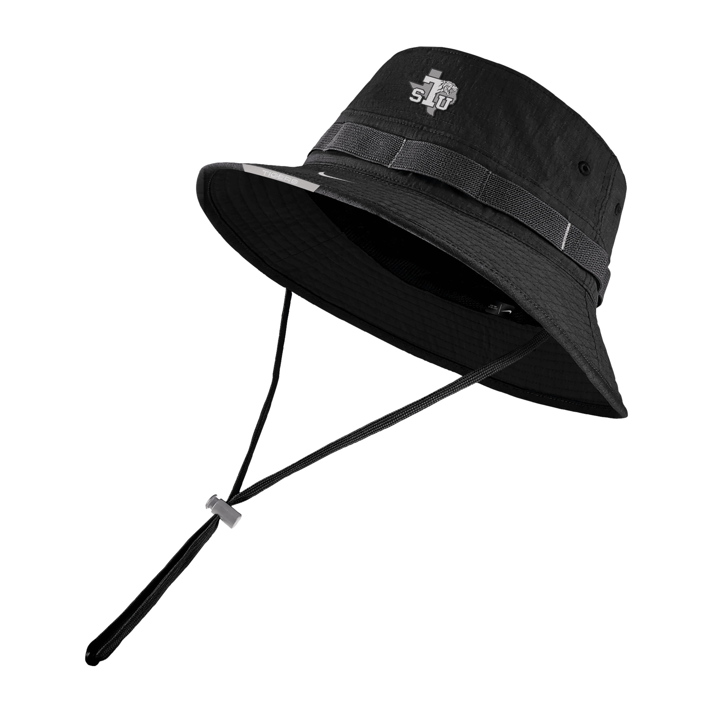 Nike Texas Southern  Unisex College Boonie Bucket Hat In Black