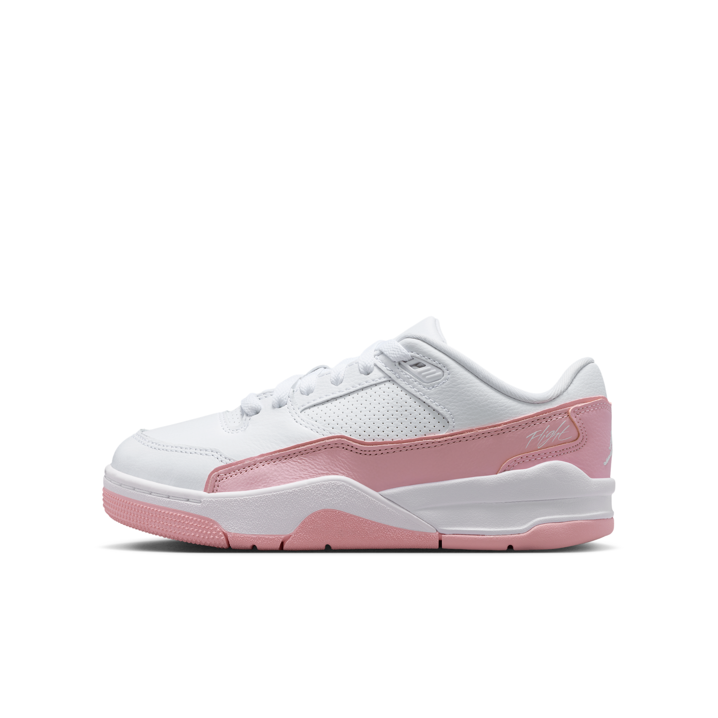 Jordan Flight Court Big Kids' Shoes In White