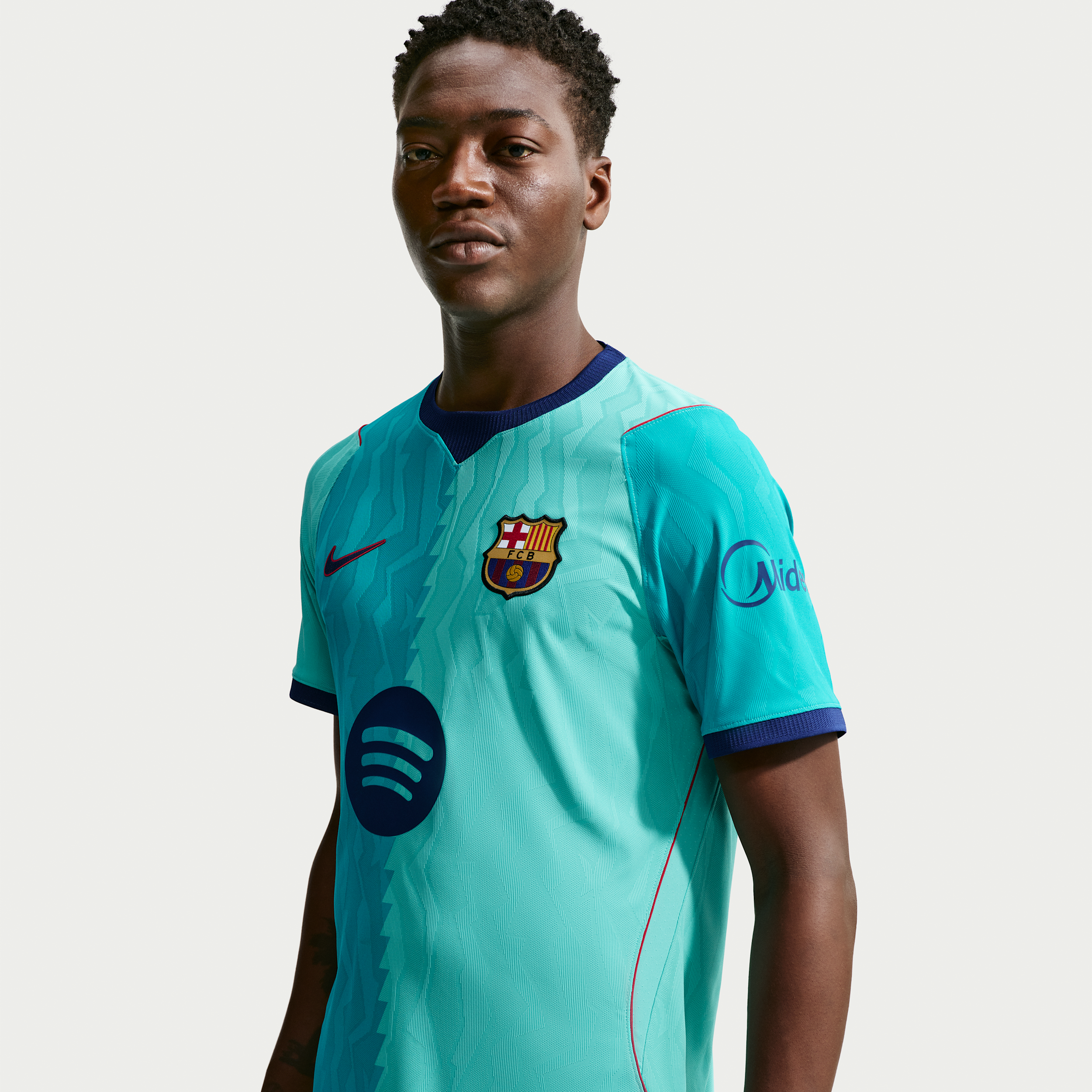 FC Barcelona 2026/27 Match Third Nike Men's Aero-FIT Soccer Authentic Jersey in Green | II6639-301