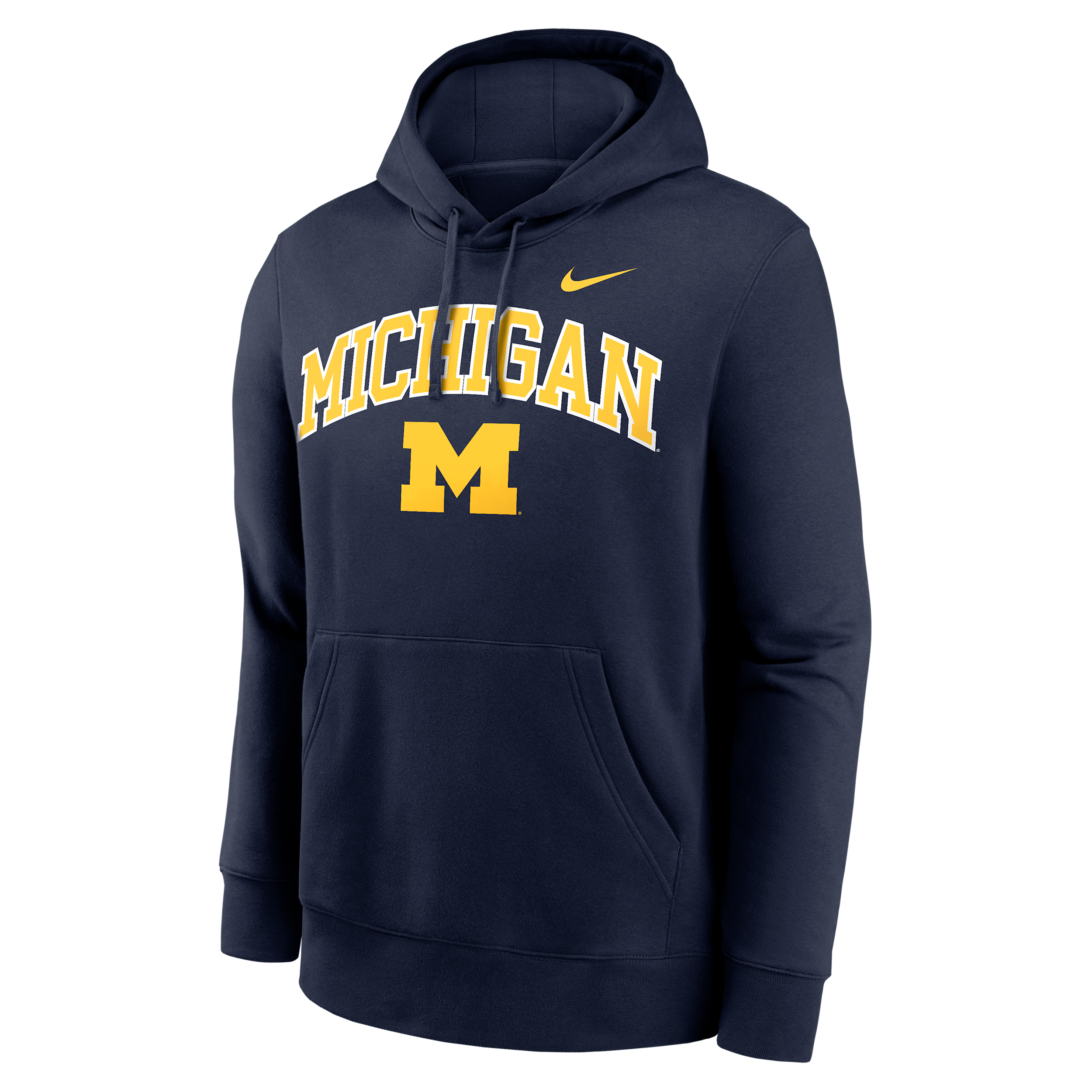 Jordan Michigan Arch Nike Men's College Pullover Hoodie In Blue