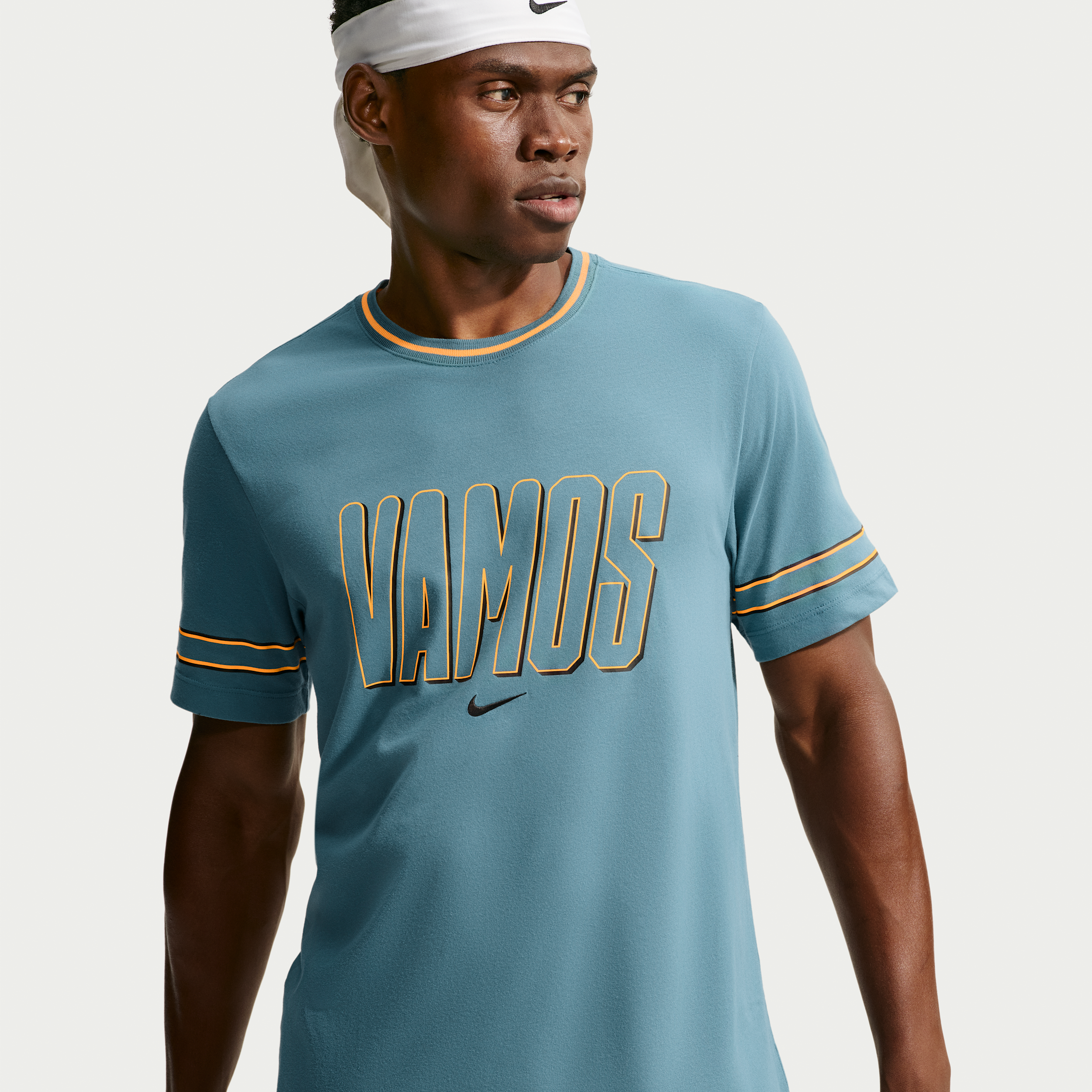 Carlos Alcaraz Nike Men's Court Dri-FIT Tennis T-Shirt in Blue | IM6121-008
