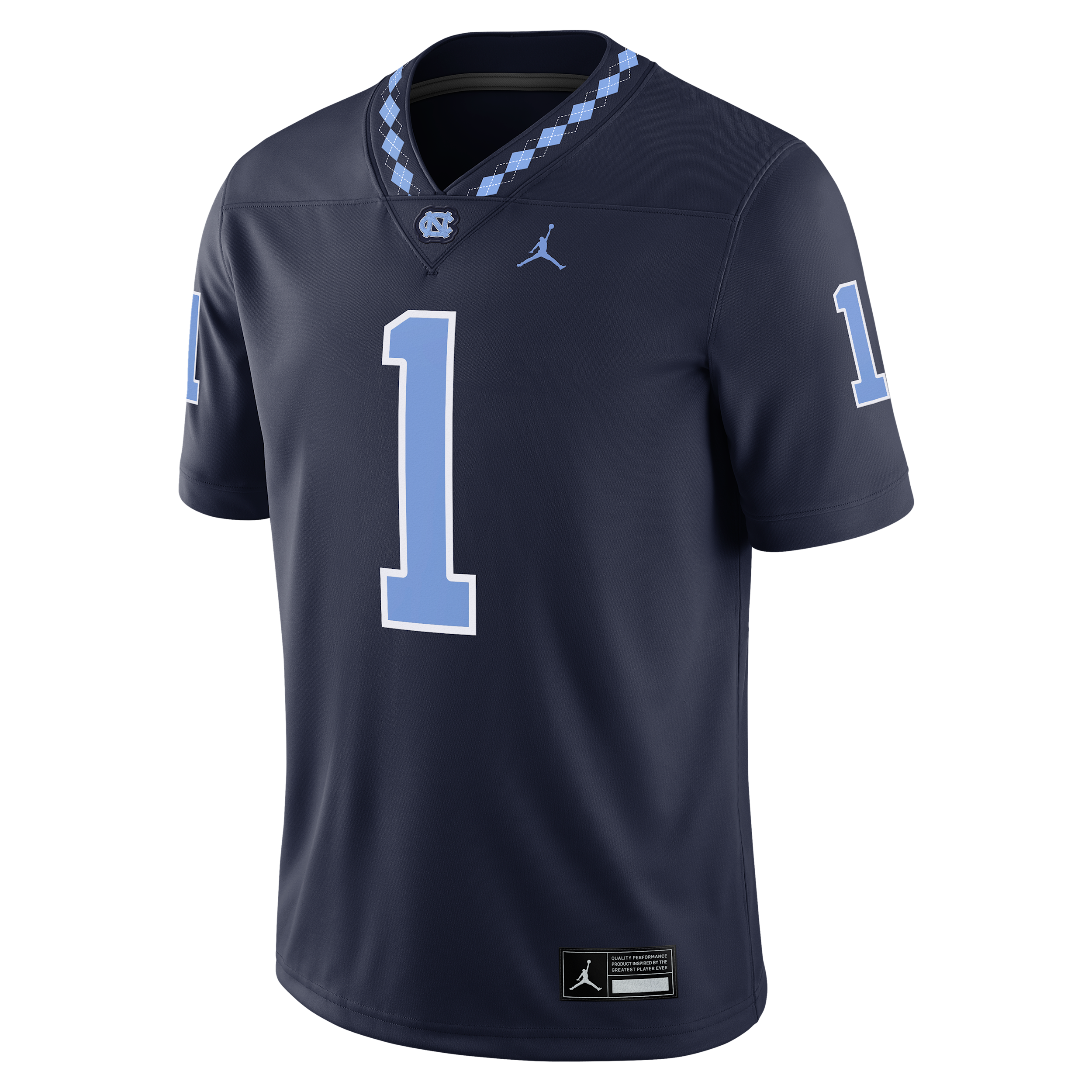 Men's North Carolina Menâs Jordan Brand Dri-FIT College Game Jersey in Blue | JC2F0FOKNCN-U8J