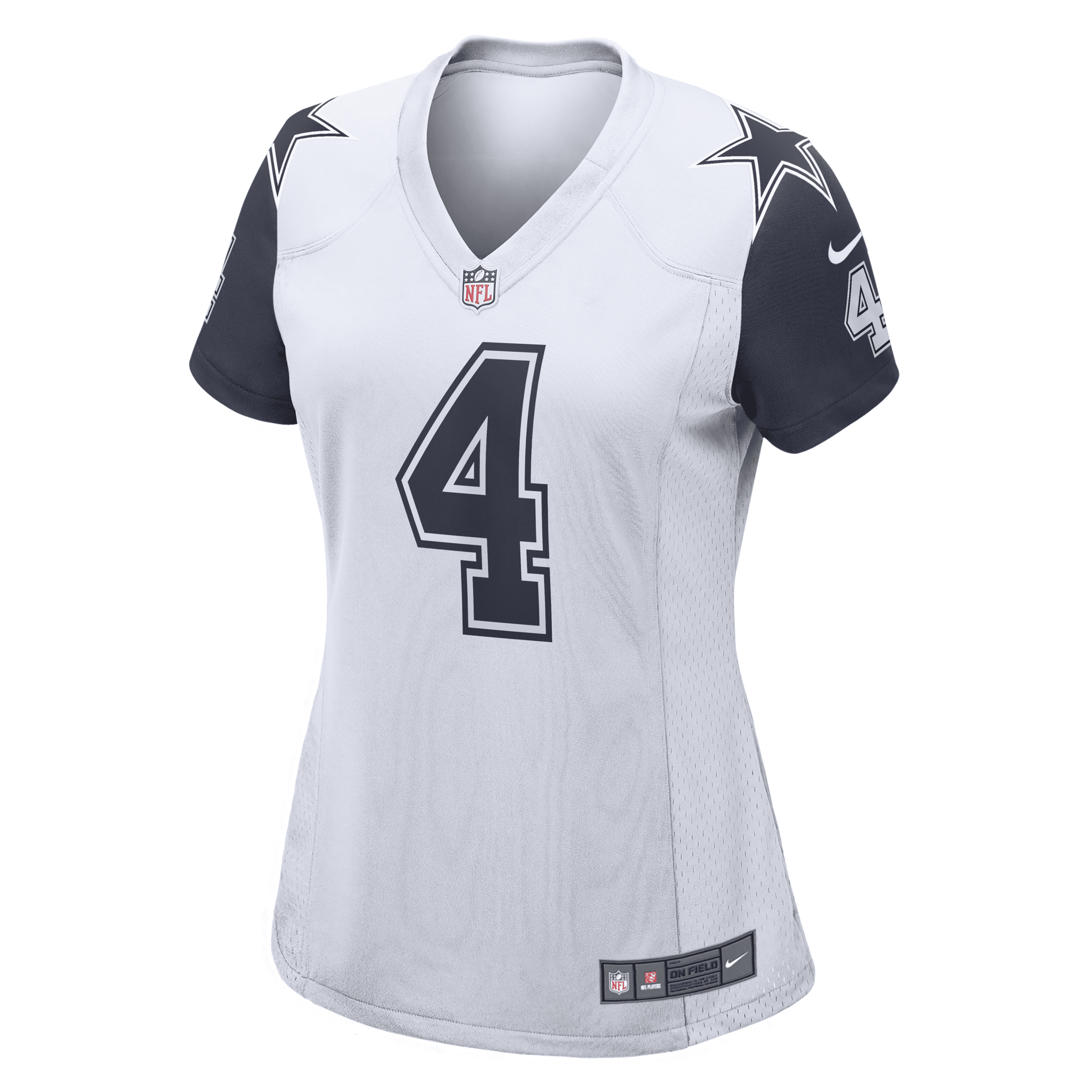 Nike Dak Prescott White Dallas Cowboys Alternate Game Jersey In White