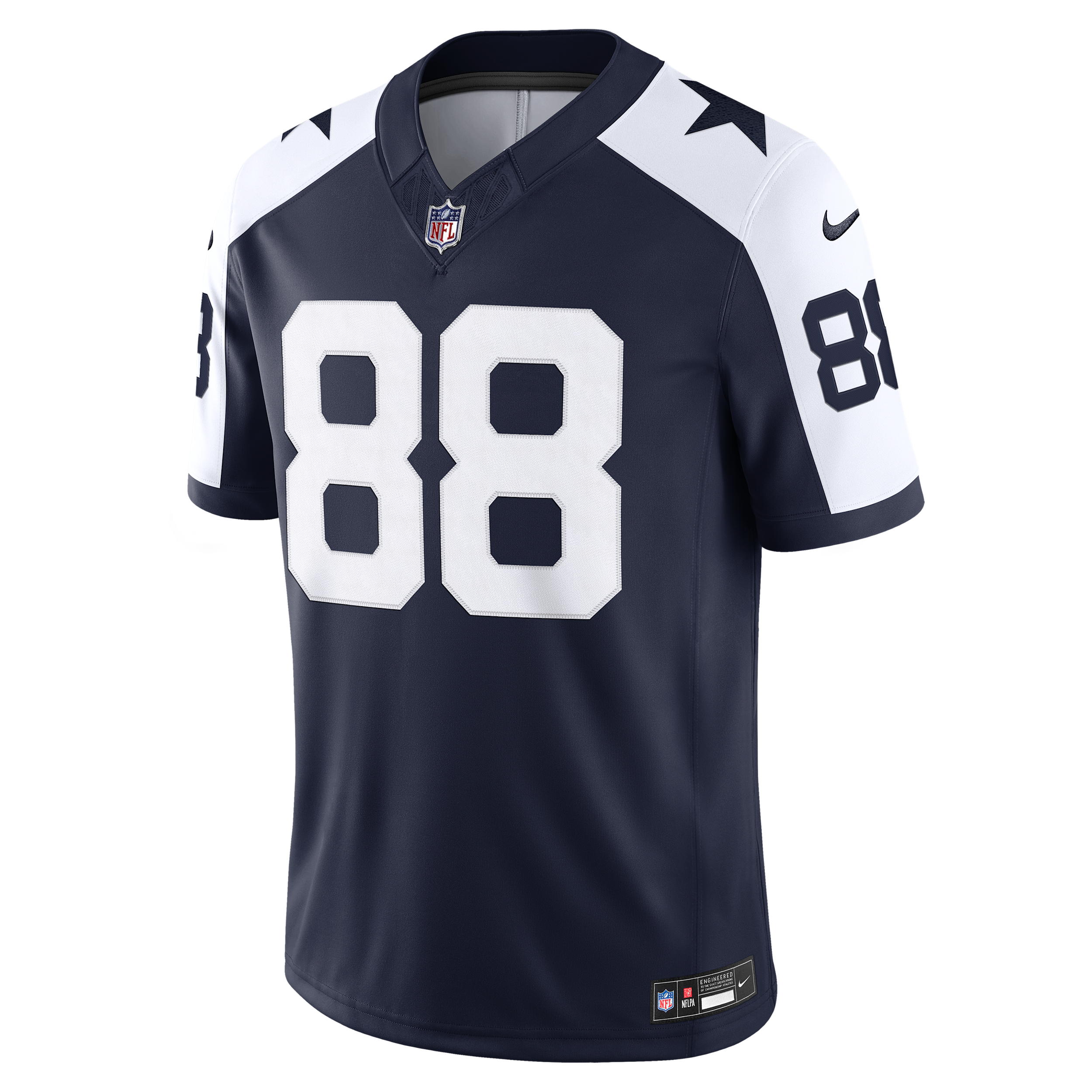 Men's Nike CeeDee Lamb Navy Dallas Cowboys Alternate Vapor F.U.S.E. Stitched Limited Jersey