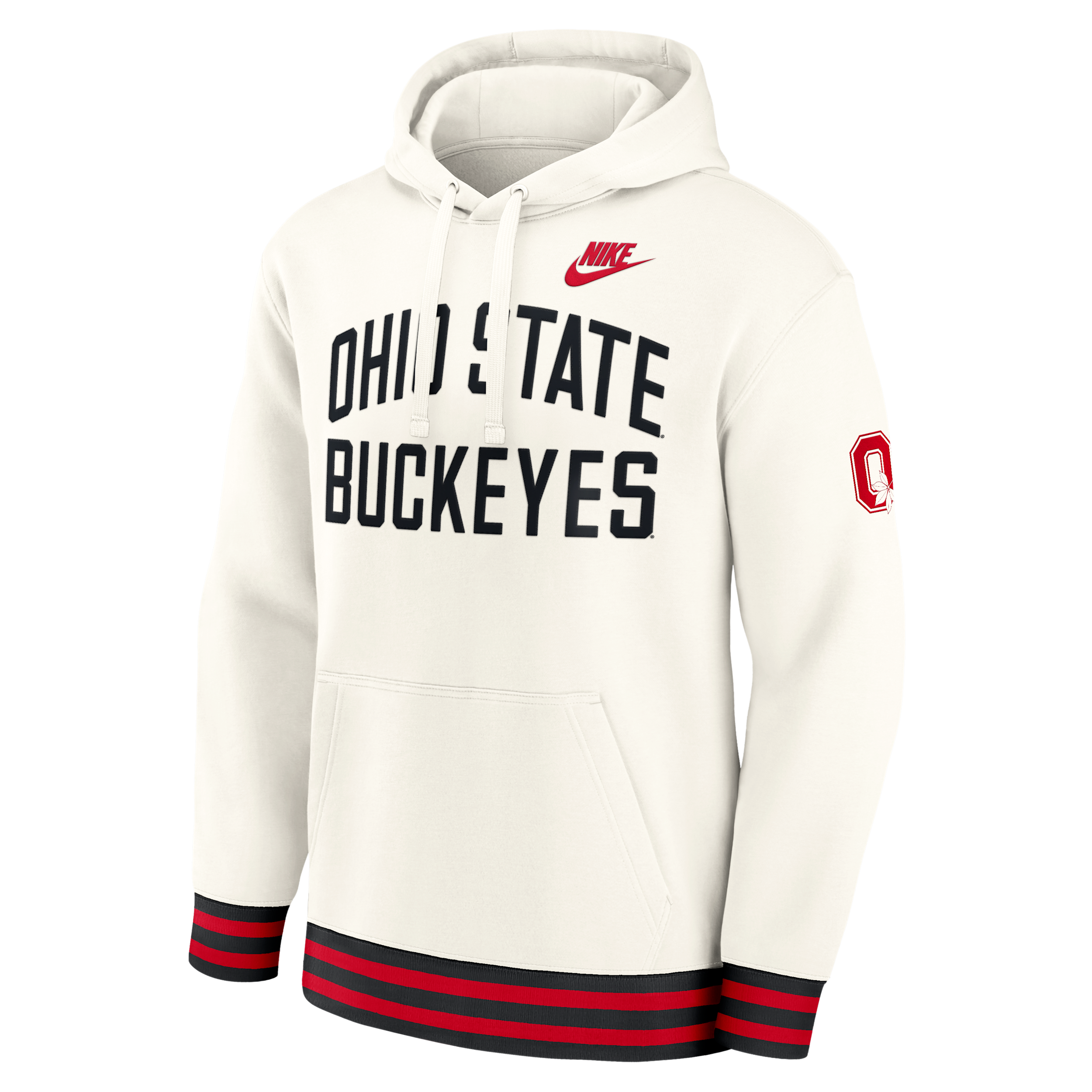 Ohio State Legacy Nike Men's College Pullover Hoodie in Brown | 02K30K9JOBV-RZ7