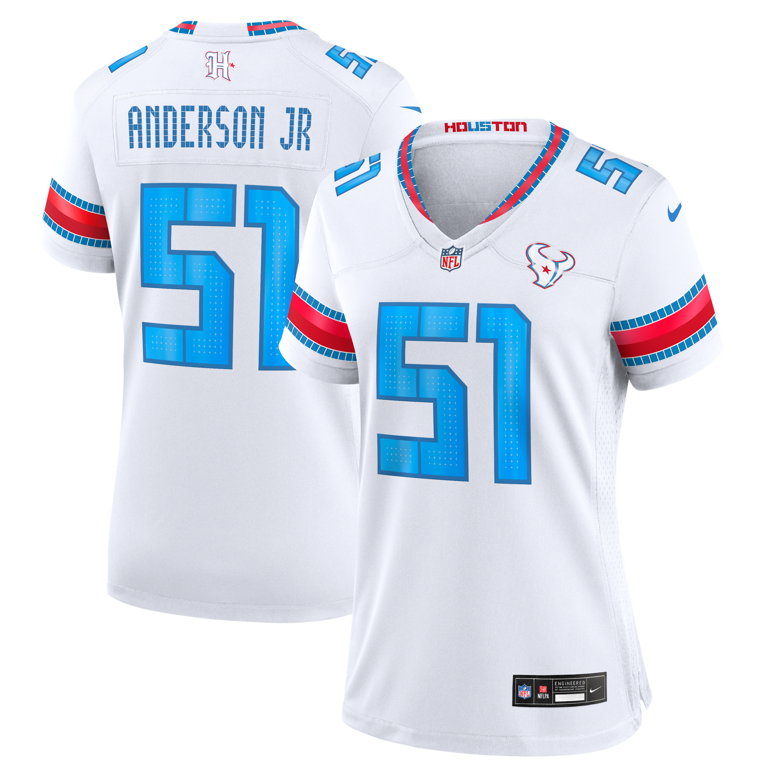 Will Anderson Jr. Houston Texans Rivalries Collection Nike Women's NFL Game Jersey in White | 67NW0JFP9HF-RAC