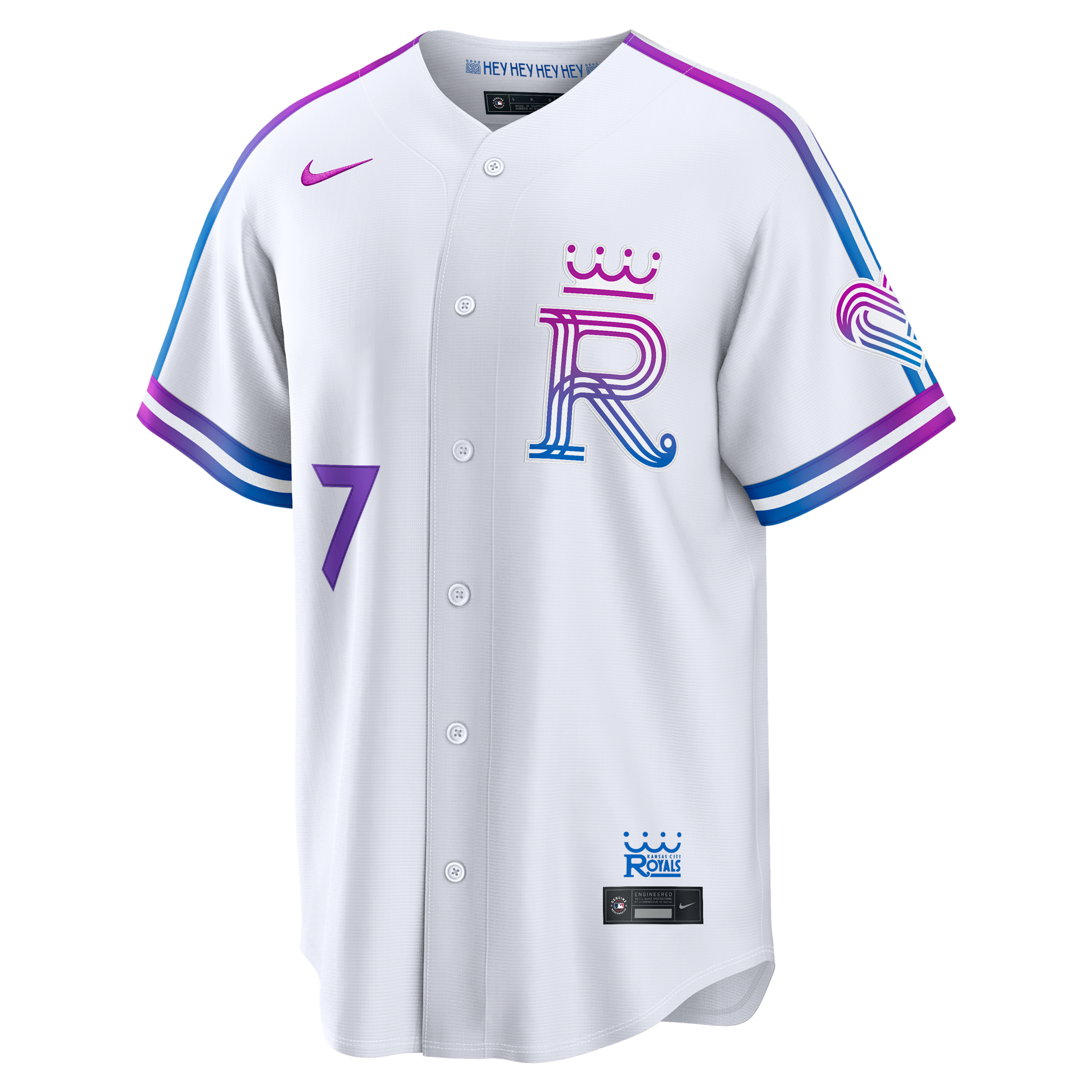 Bobby Witt Jr. Kansas City Royals City Connect Nike Men's MLB Stadium Jersey in Blue | RE260H3ERO9-KQV